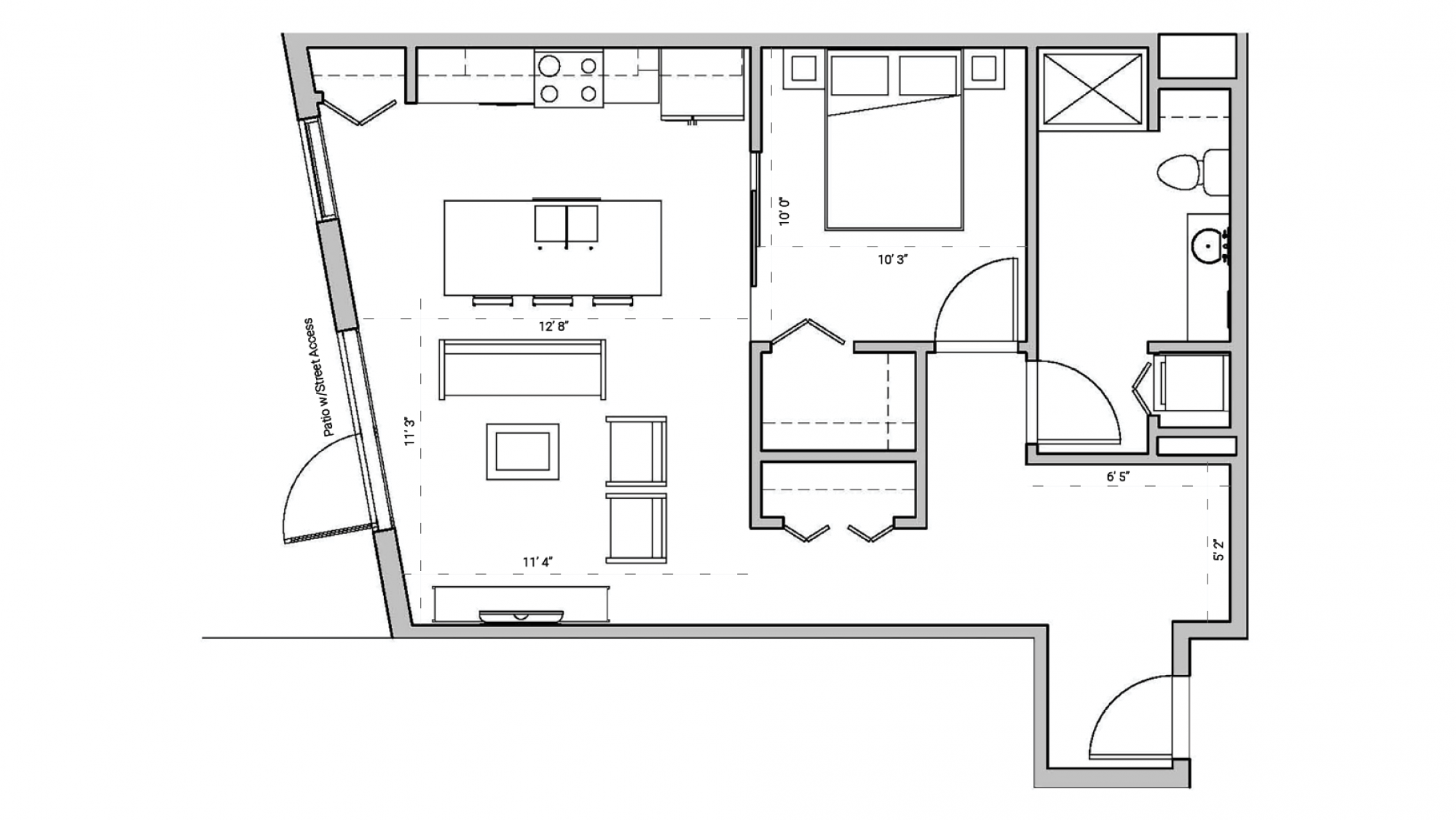 ULI Seven27 104 - One Bedroom, One Bathroom