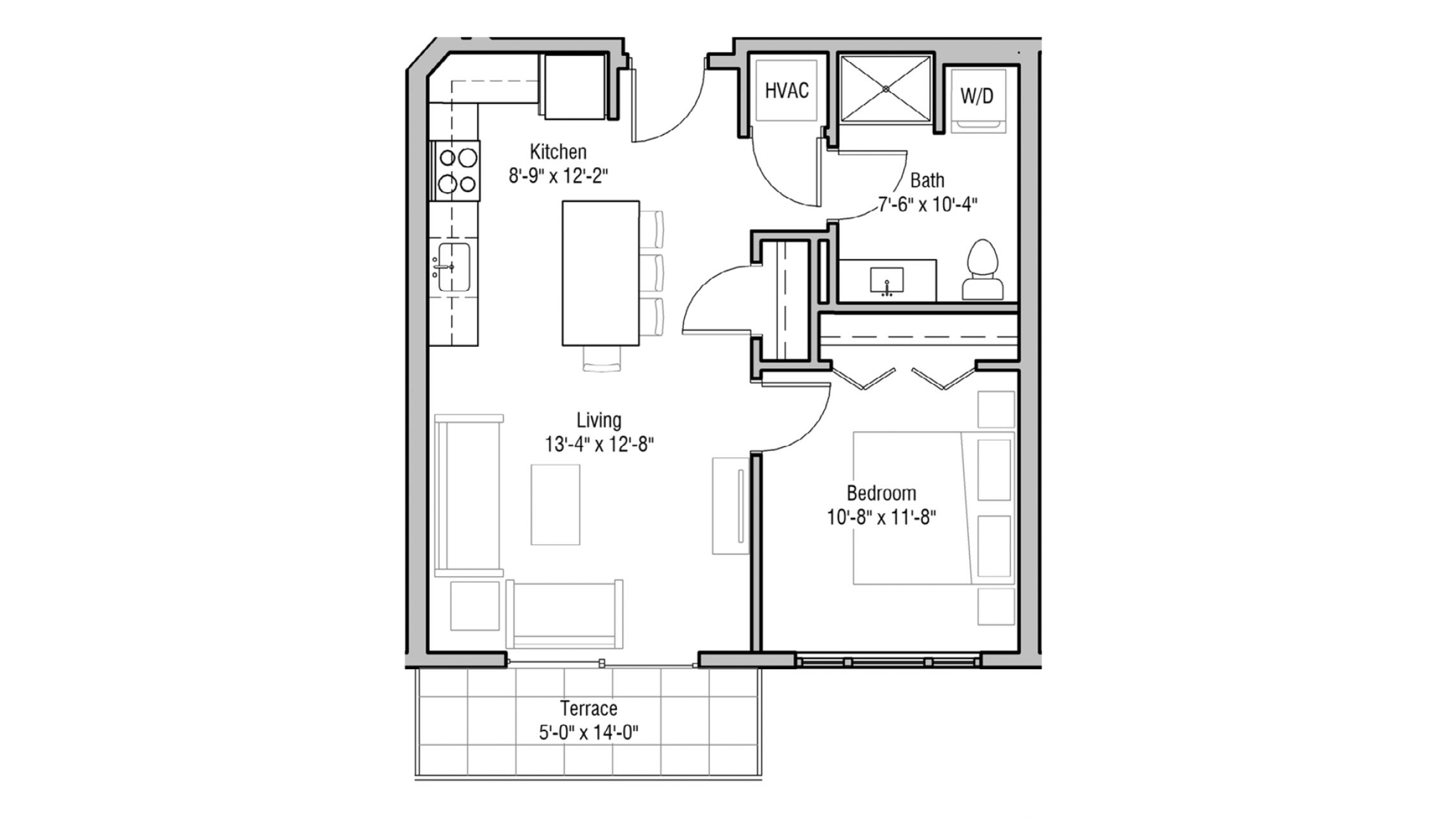 ULI 1722 Monroe 515 - One Bedroom, One Bathroom