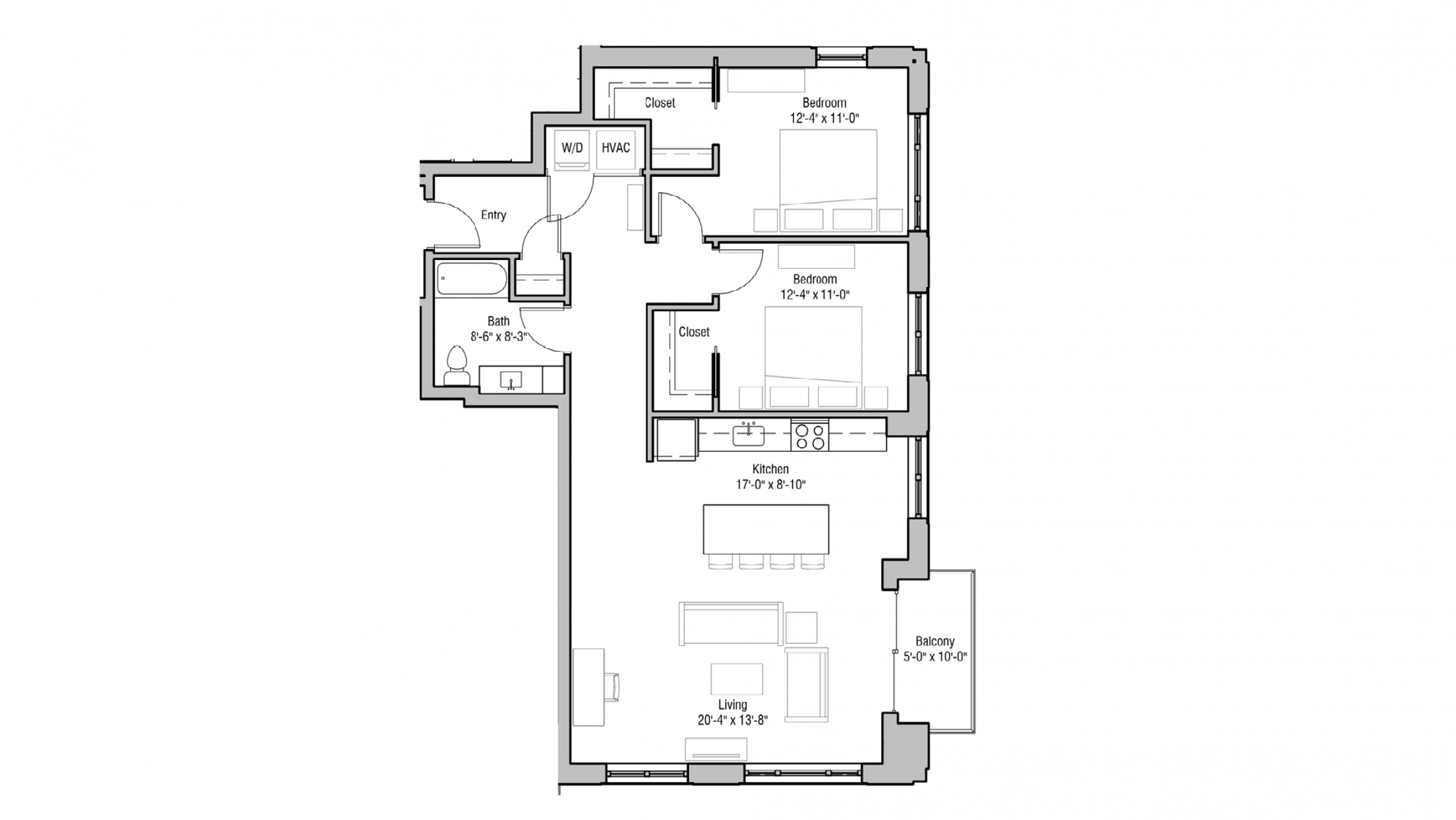 ULI 1722 Monroe 301 - Two Bedroom, Two Bathroom