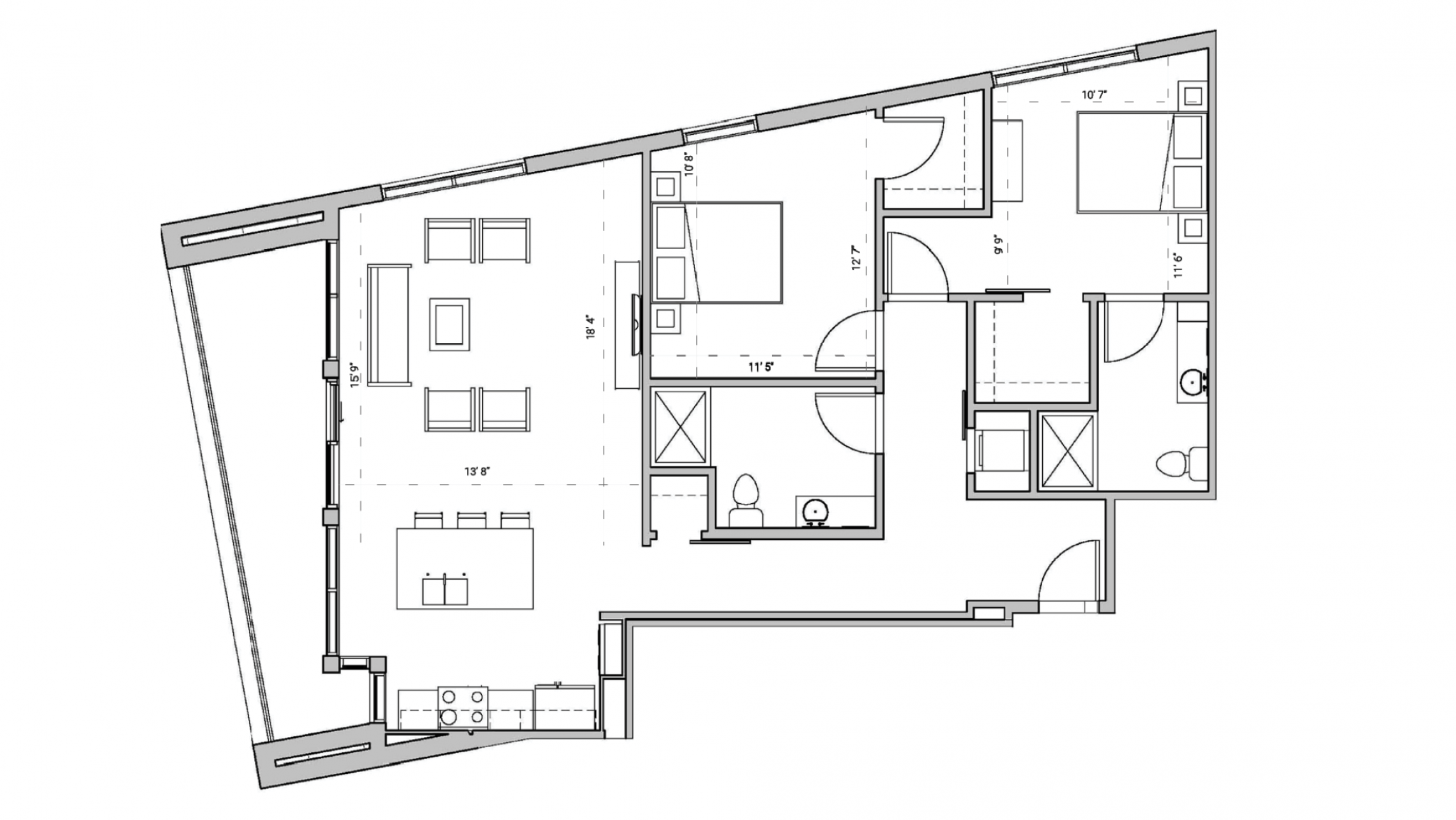 ULI Seven27 202 - Two Bedroom, Two Bathroom