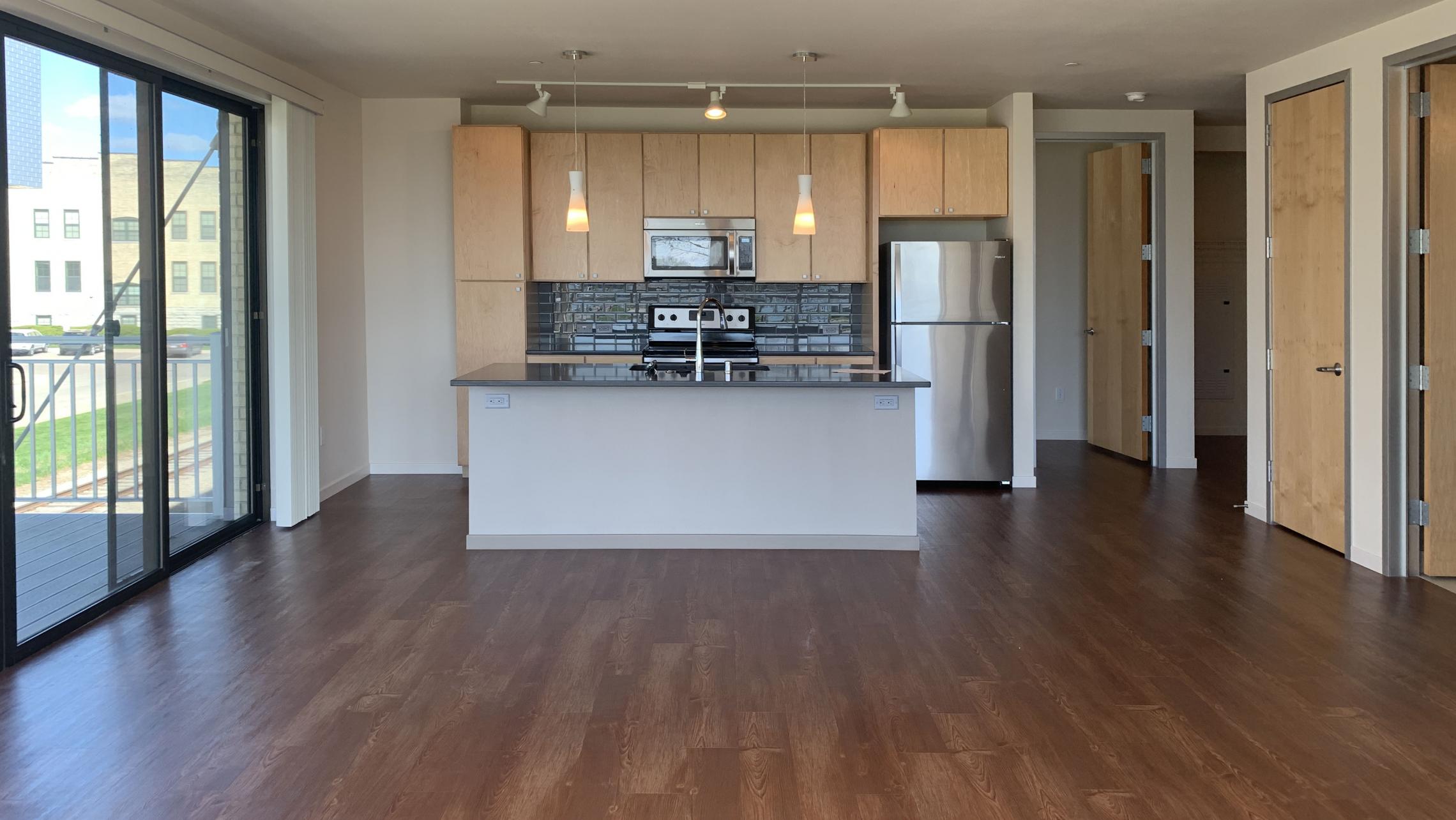 Nine-Line-at-The-Yards-Apartment-226-Two-Bedroom-Corner-Lake-View-Natural-Light-Sunny-Modern-Upscale-Designe-Luxury-Luxurious-Balcony-Views-Fitness-Lounge-Courtyard-Dogs-Cats-Bike-Trail-Downtown-Capitol