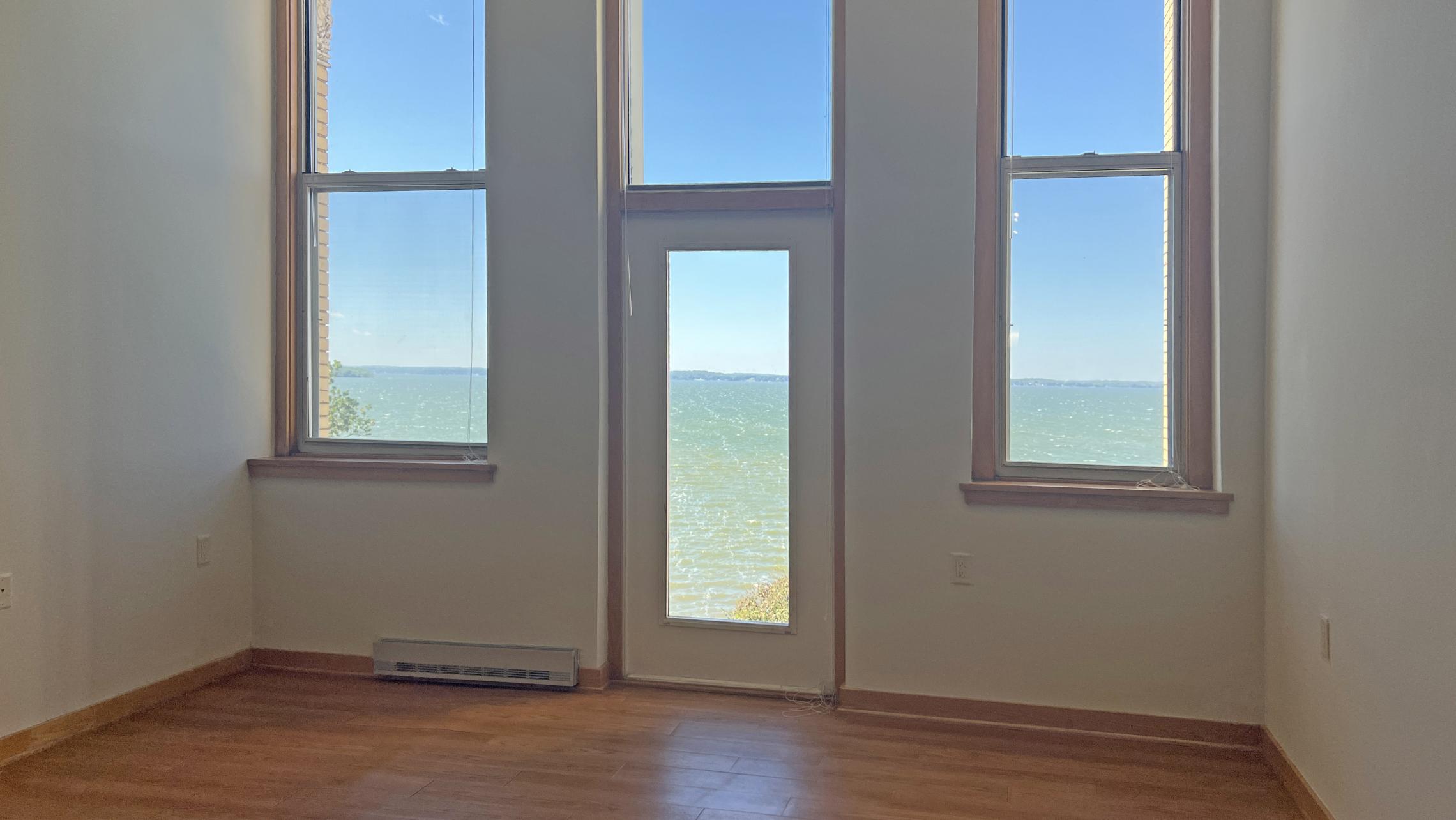 Lincoln-School-Apartment-402-One-Bedroom-Lake-Views-Downtown-Madison-Unique-Historic-Design-Exposed-Brick-Modern-Upscale-Luxury-Isthmus-Cat-Dog