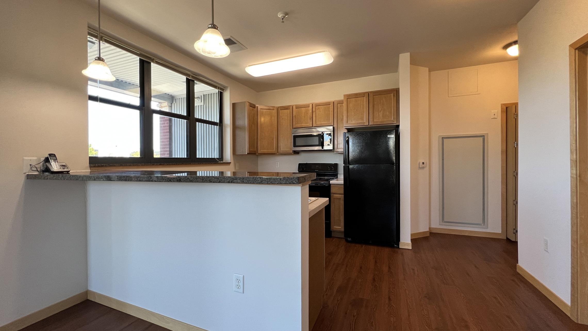 The Depot – Apartment 1-407 – One Bedroom – Corner – Capitol View – Balcony – Downtown Madison 