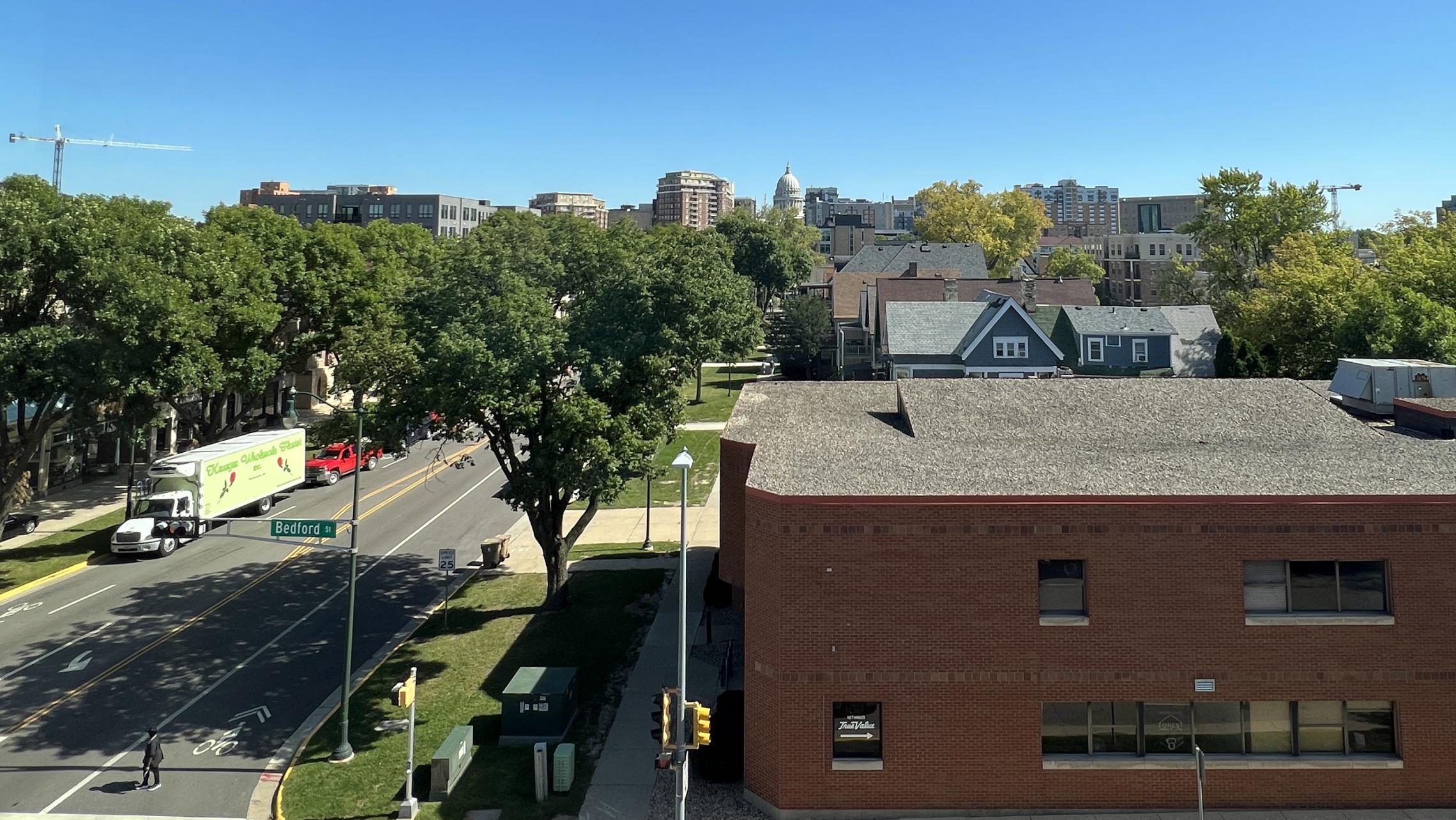 The Depot – Apartment 1-407 – One Bedroom – Corner – Capitol View – Balcony – Downtown Madison 