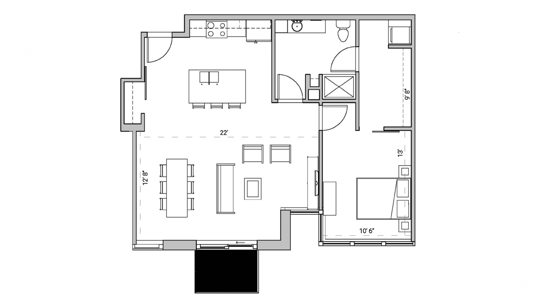 ULI Seven27 215 - One Bedroom, One Bathroom