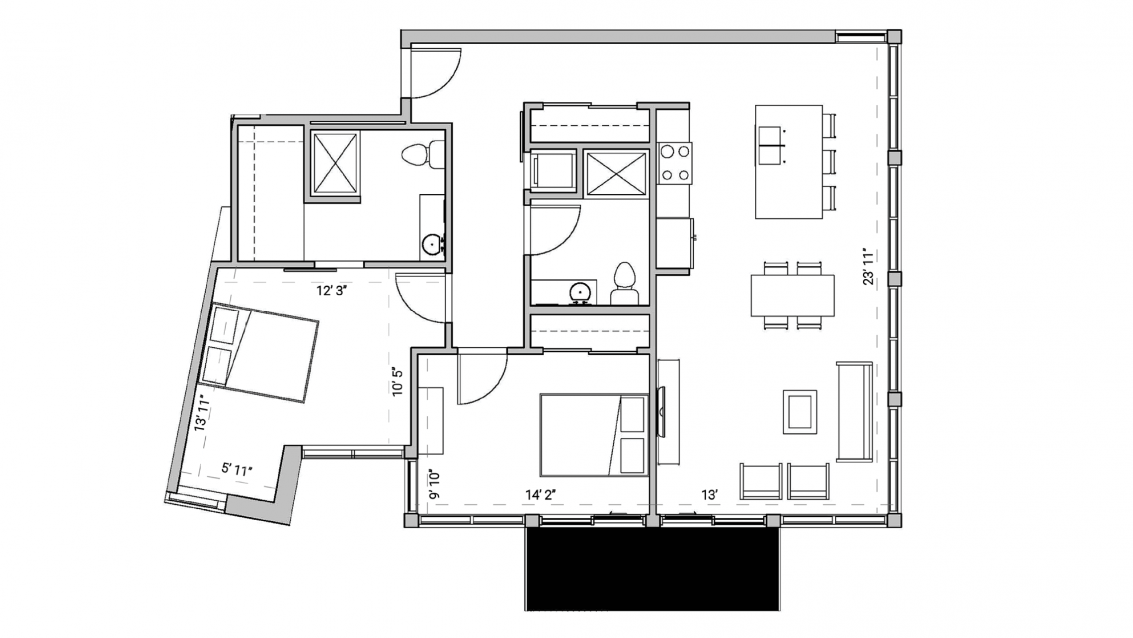 ULI Seven27 224 - Two Bedroom, Two Bathroom