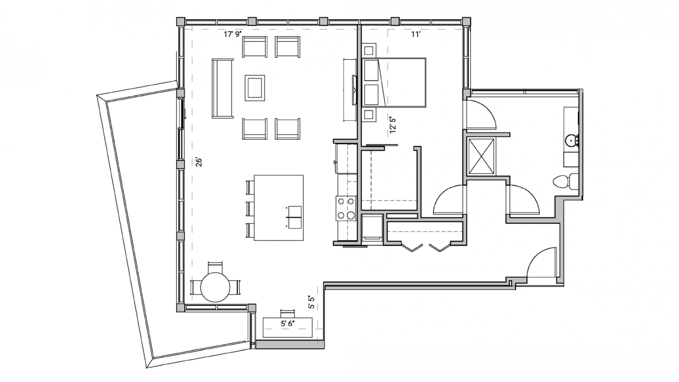 ULI Seven27 302 - One Bedroom, One Bathroom