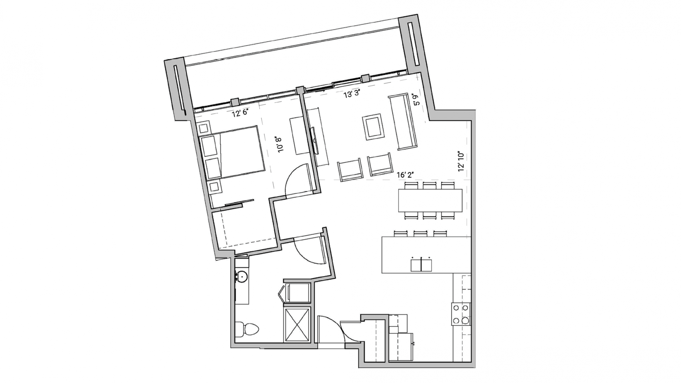 ULI Seven27 312 - One Bedroom, One Bathroom