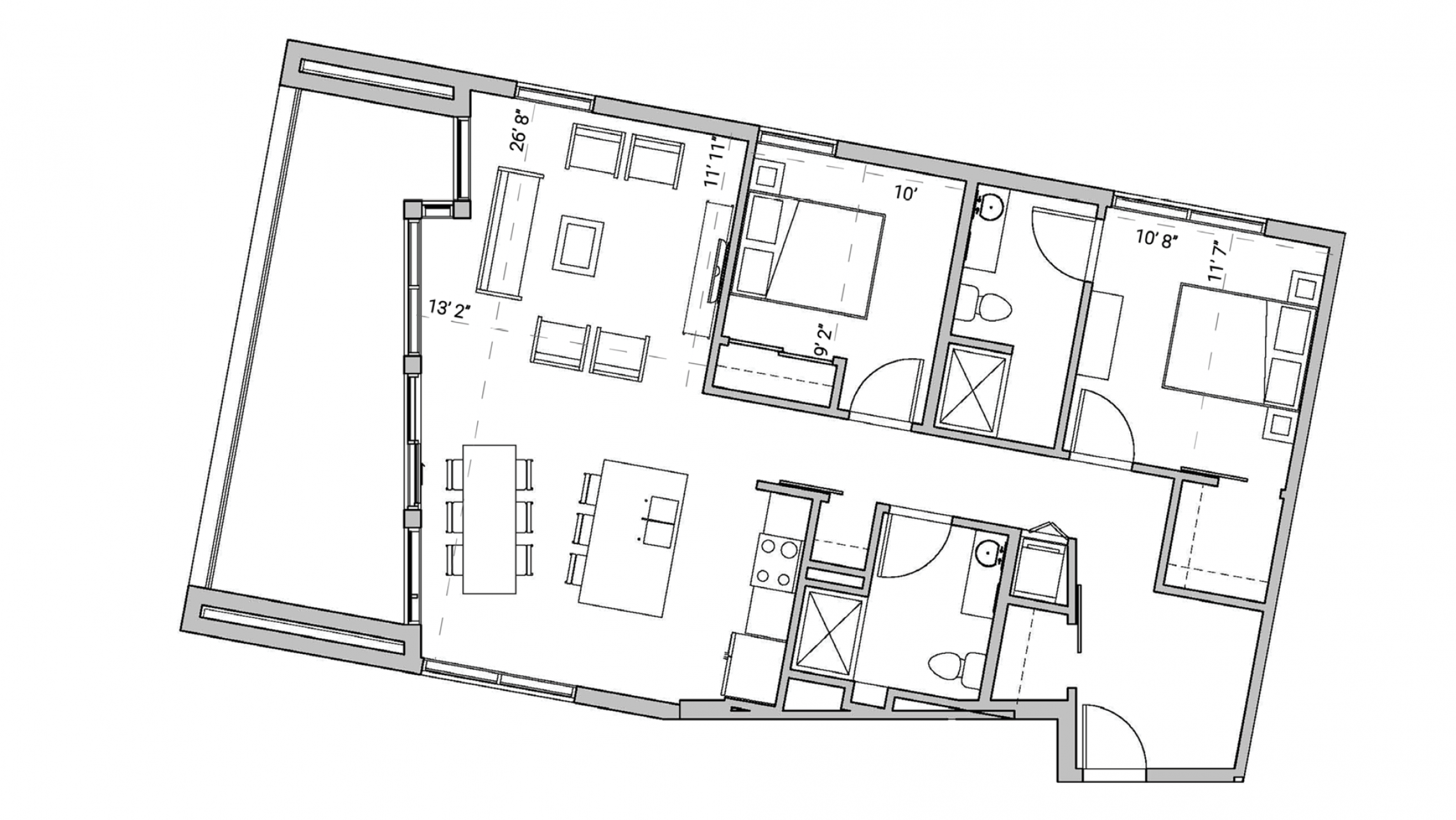 ULI Seven27 524 - Two Bedroom, Two Bathroom