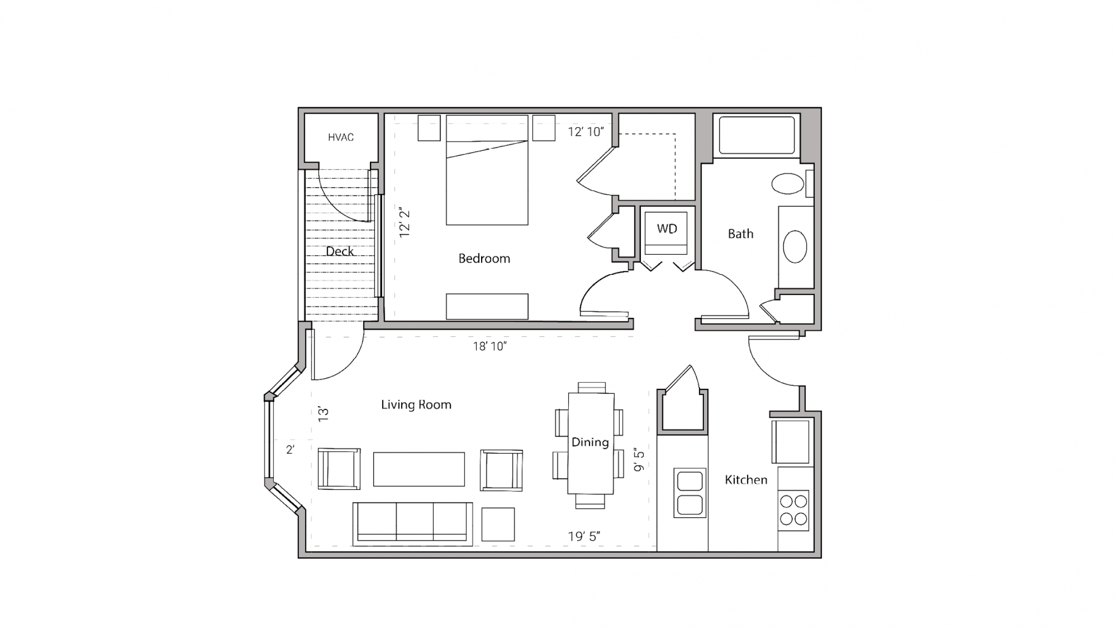 ULI City Place 306 - One Bedroom, One Bathroom