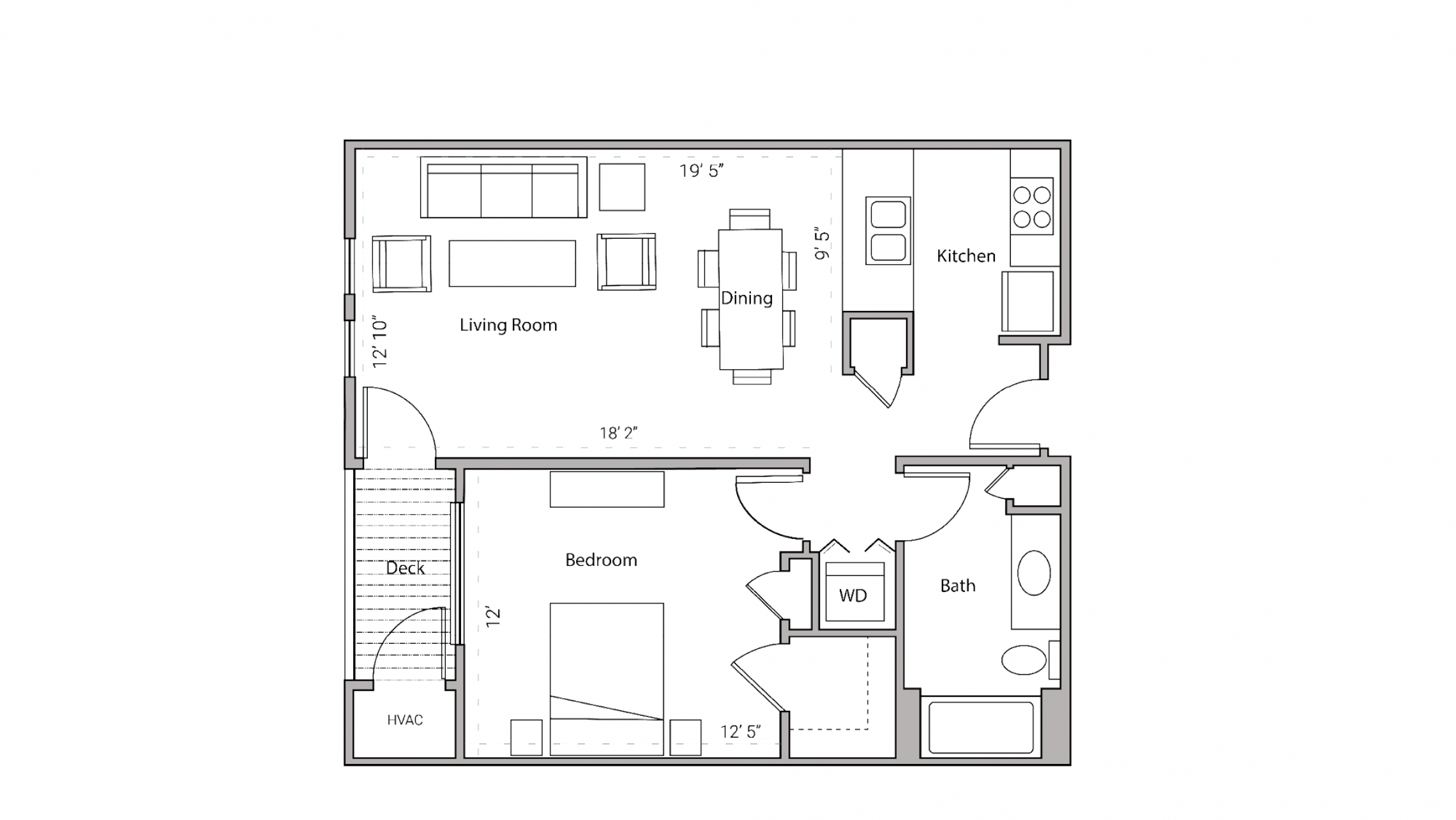 ULI City Place 405 - One Bedroom, One Bathroom