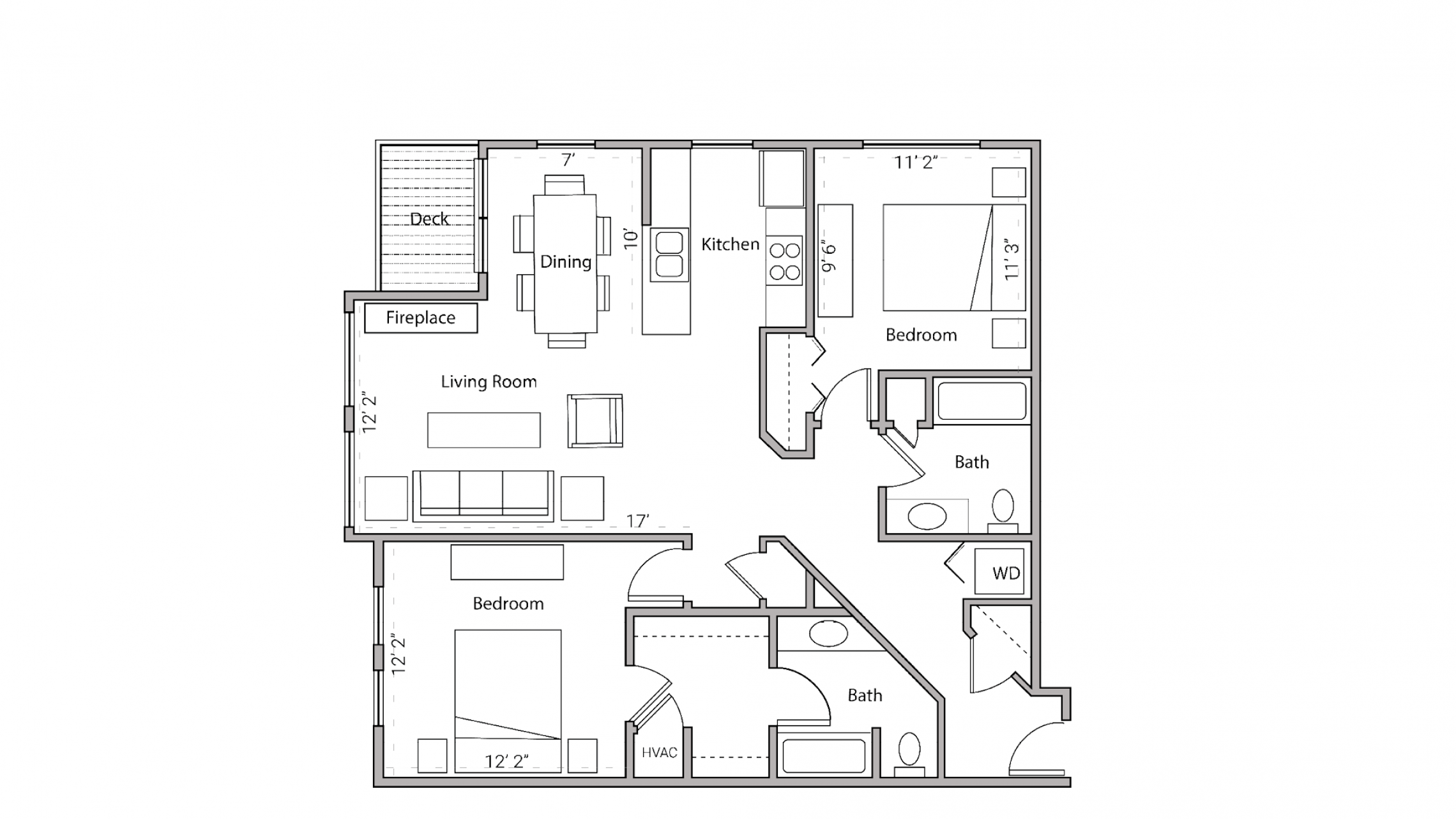 ULI City Place 407 -  Two Bedroom, Two Bathroom