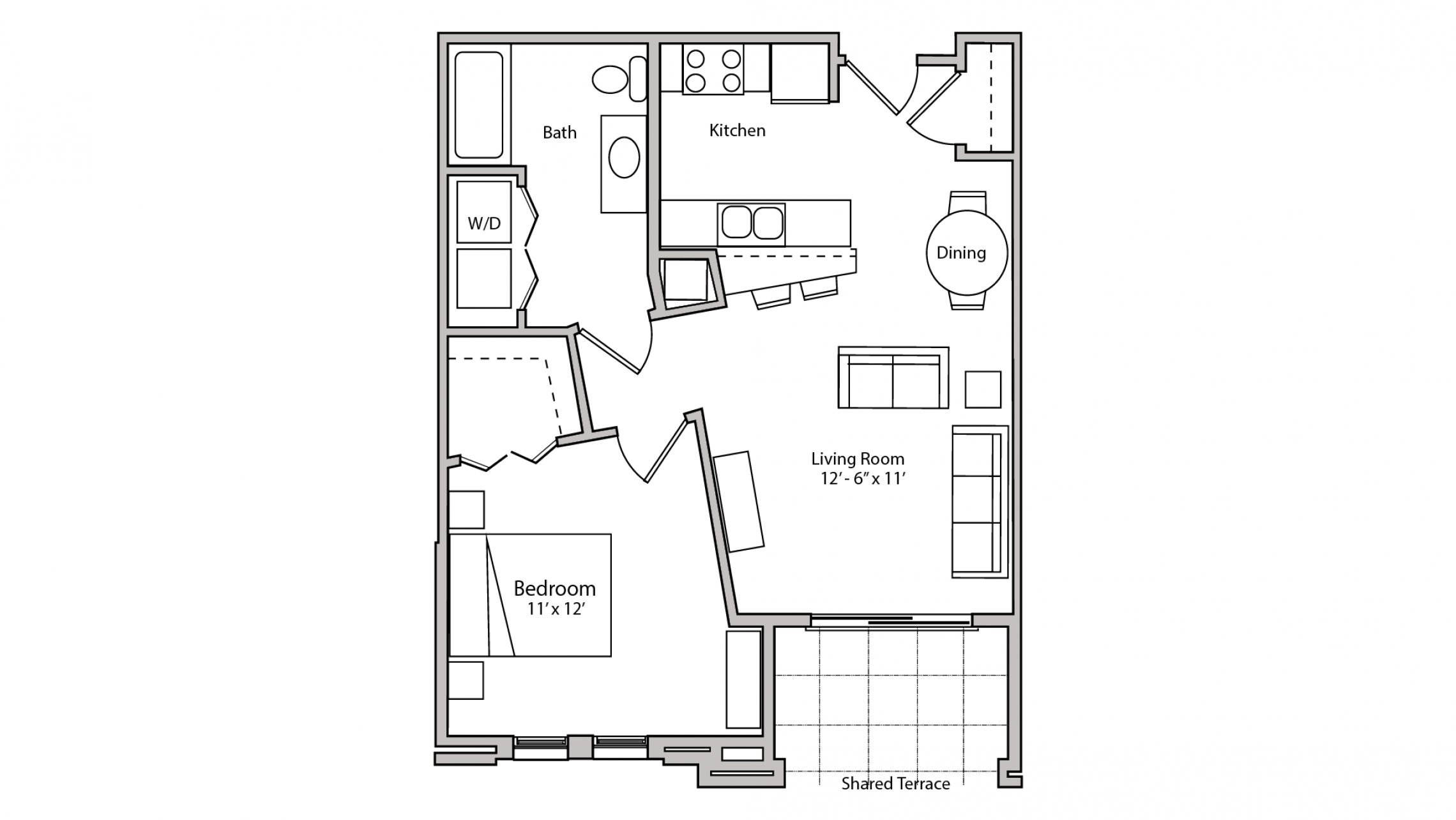 ULI The Depot 1-212 - One Bedroom, One Bathroom