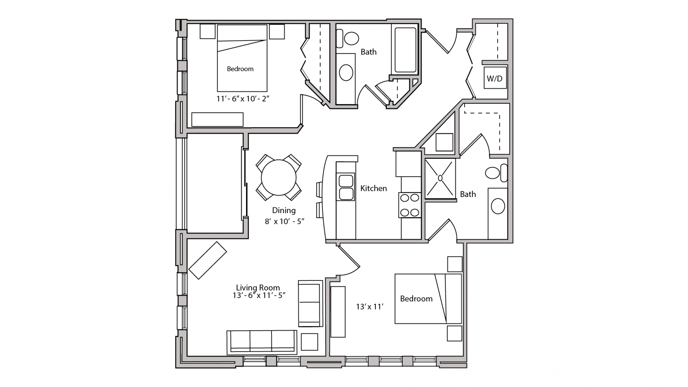 ULI The Depot 1-302 - Two Bedroom, Two Bathroom