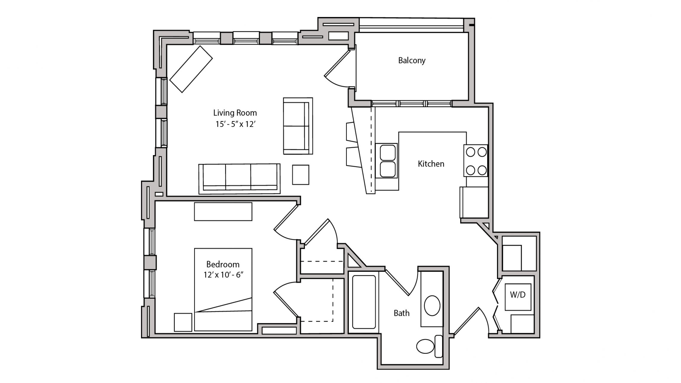 ULI The Depot 1-307 - One Bedroom, One Bathroom