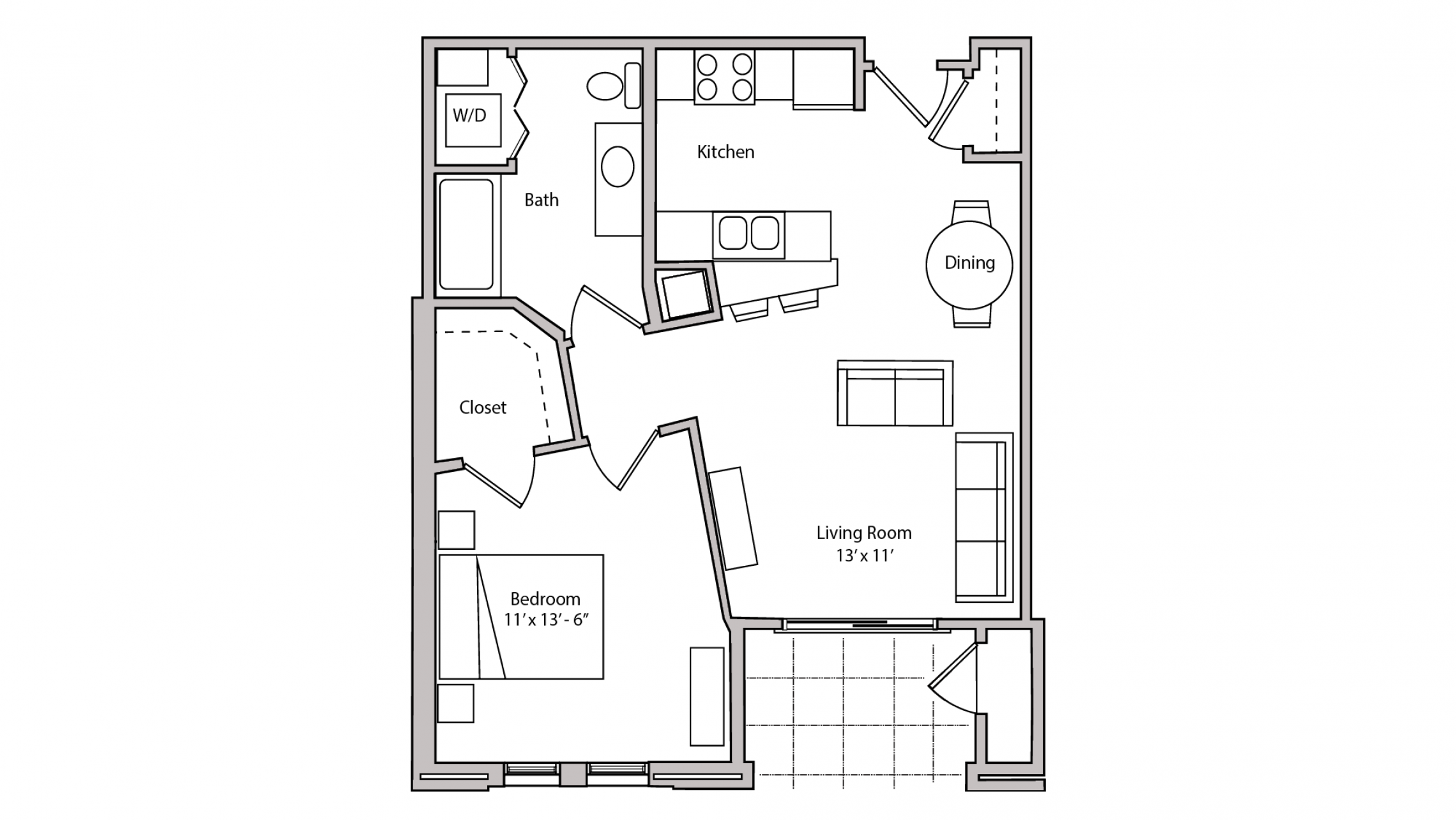 ULI The Depot 1-314 - One Bedroom, One Bathroom