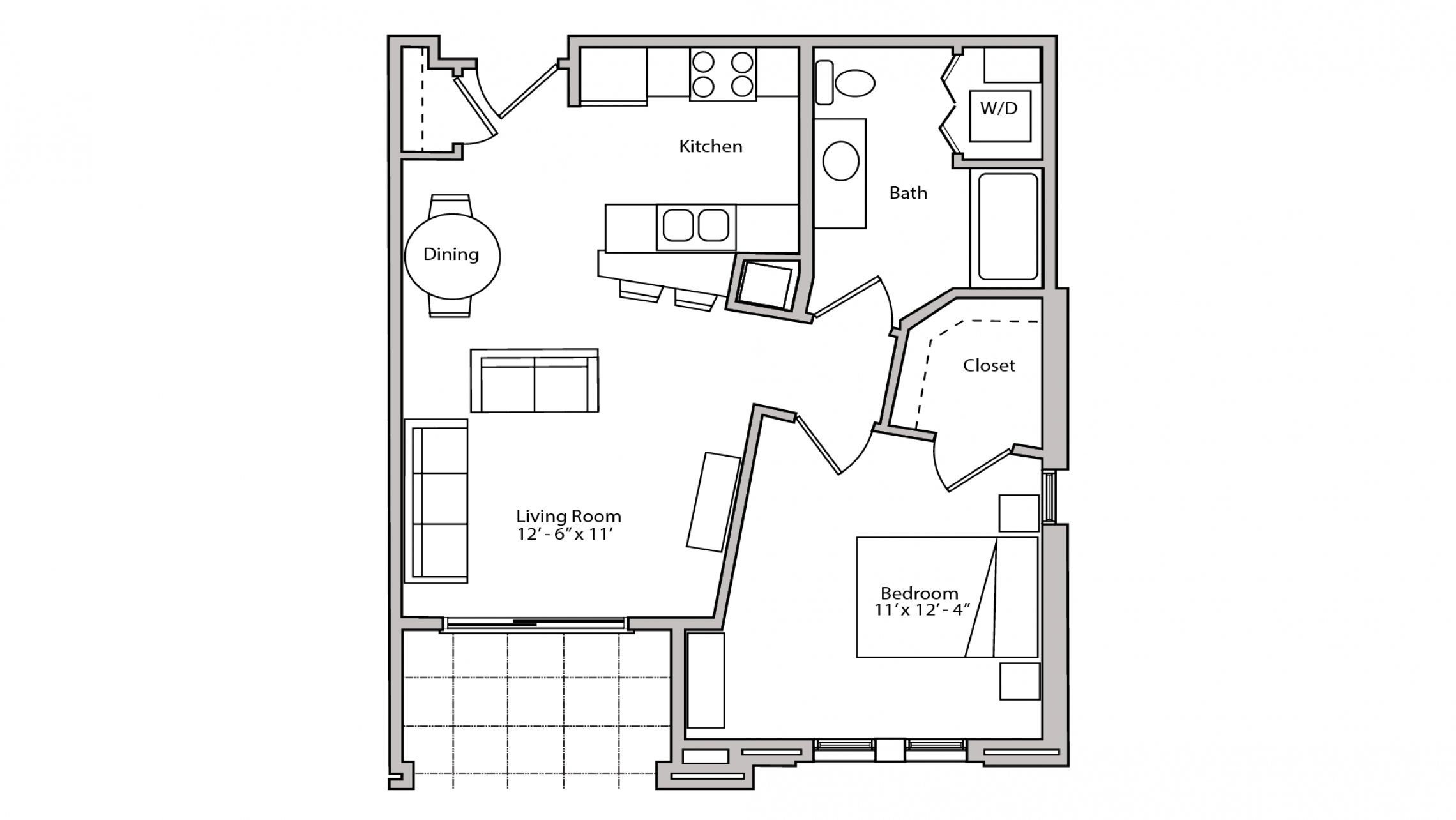 ULI The Depot 1-412 - One Bedroom, One Bathroom