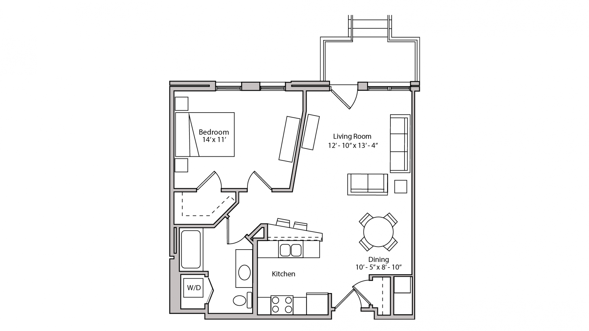 ULI The Depot 2-101 - One Bedroom, One Bathroom