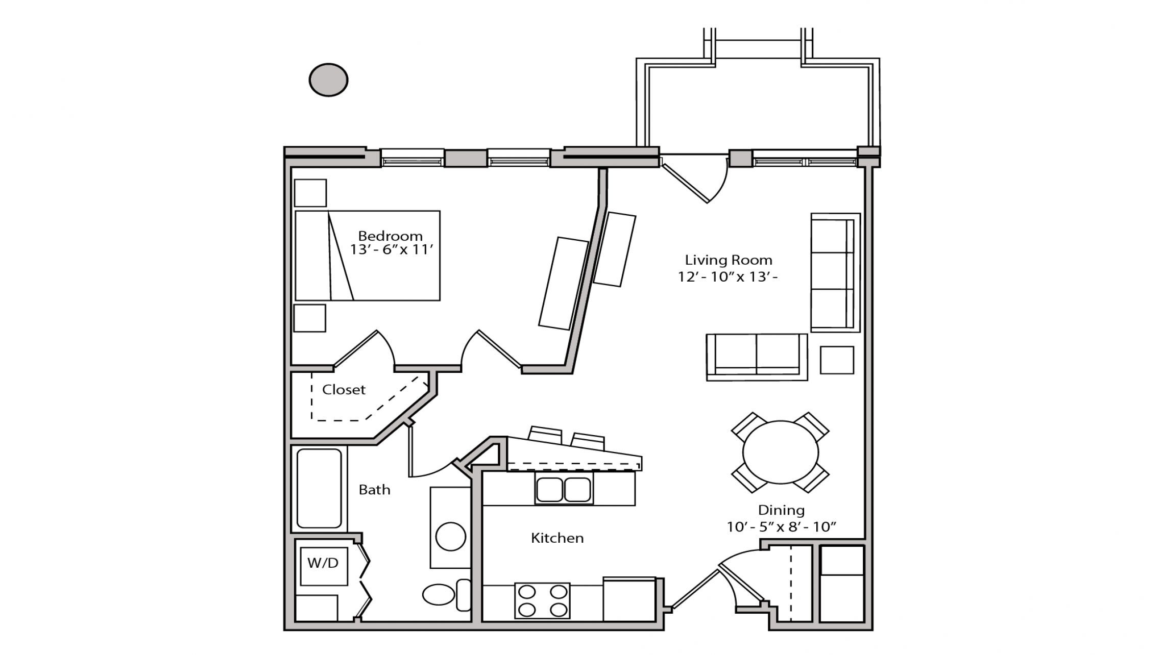 ULI The Depot 2-103 - One Bedroom, One Bathroom