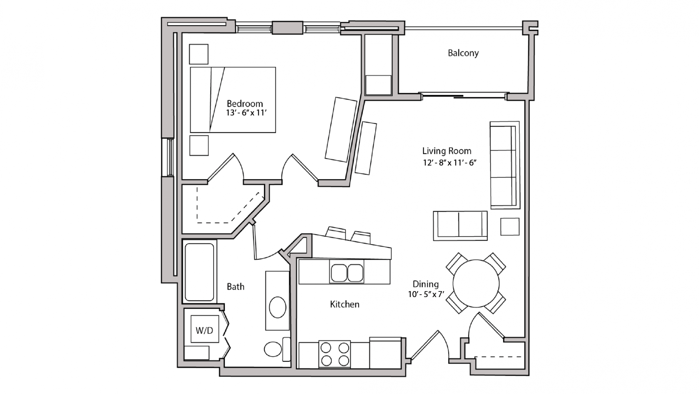 ULI The Depot 2-201 - One Bedroom, One Bathroom