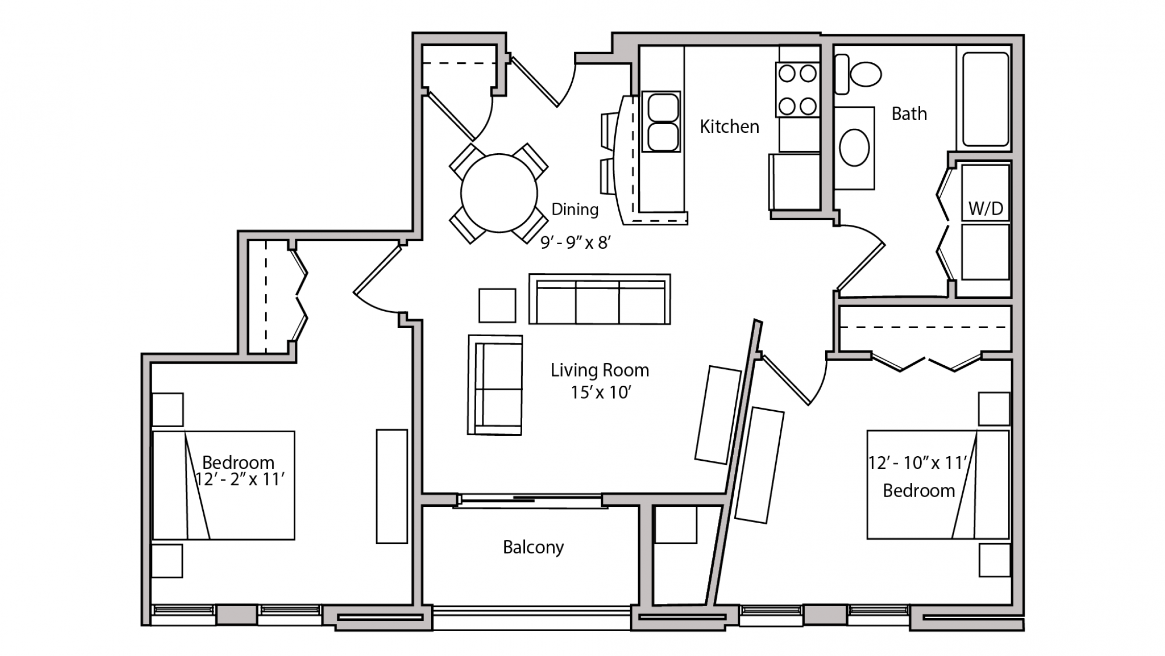 ULI The Depot 2-208 - Two Bedroom, One Bathroom