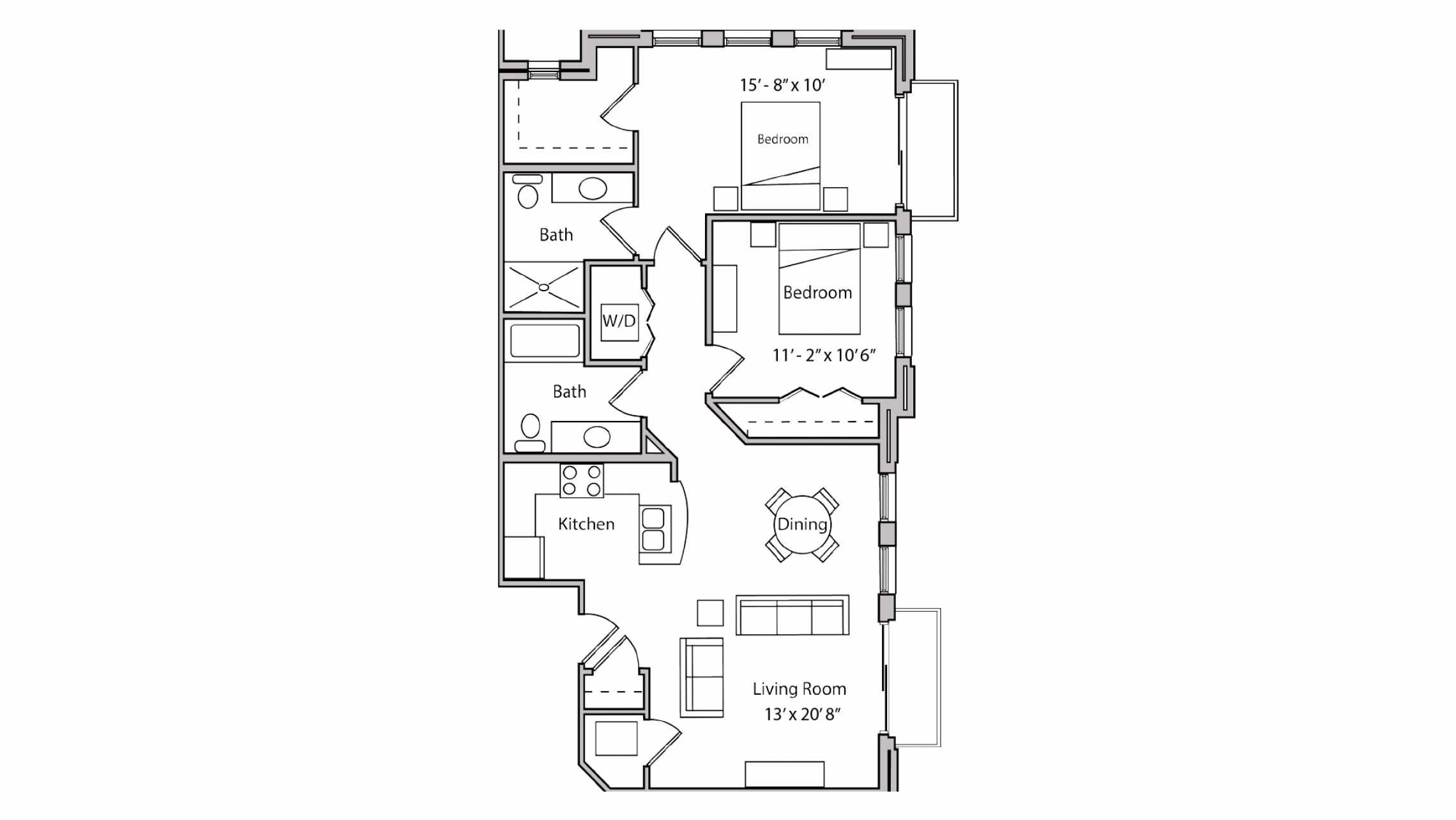 ULI The Depot 2-311 - Two Bedroom, Two Bathroom