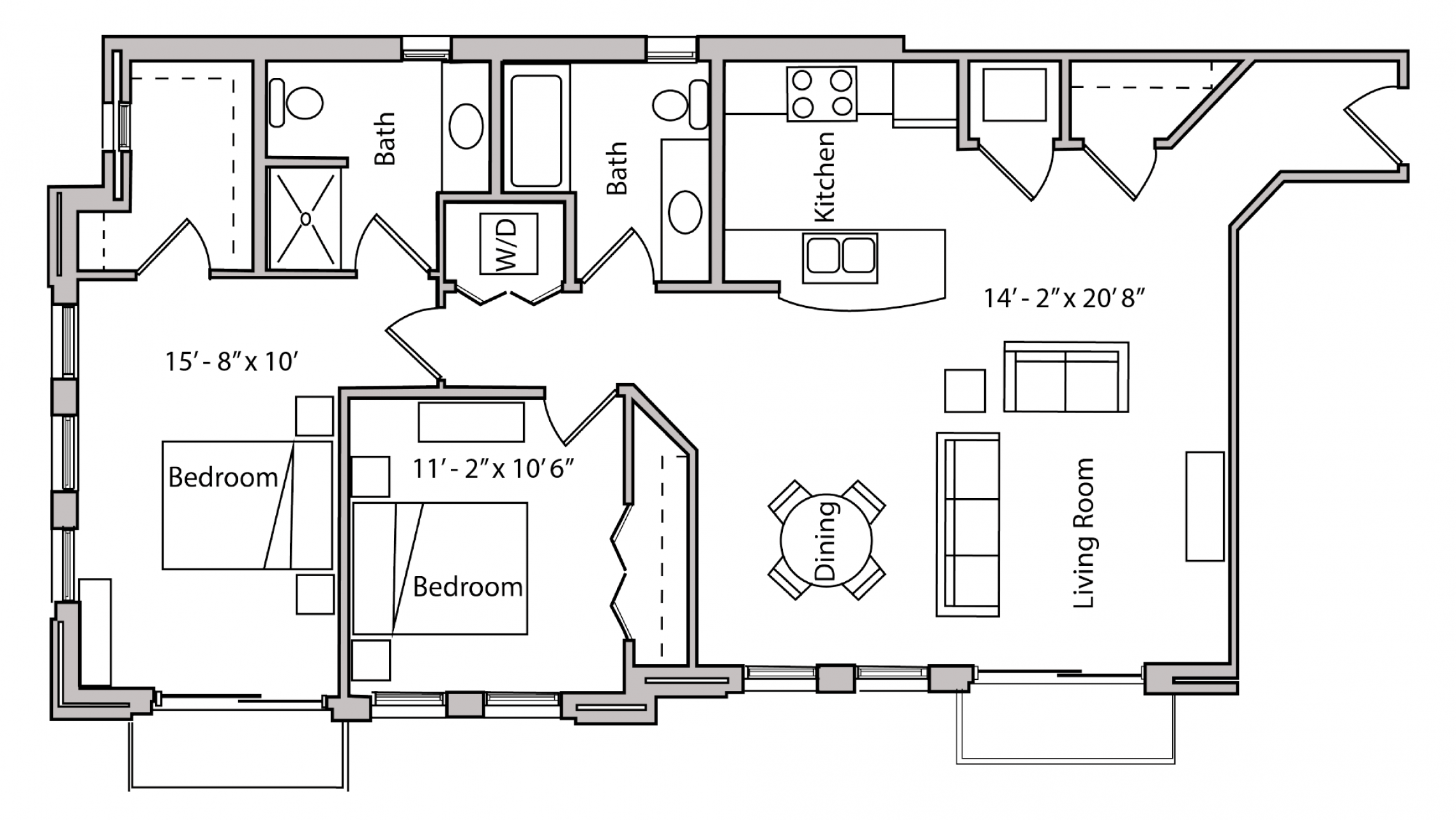 ULI The Depot 3-312 - Two Bedroom, Two Bathroom