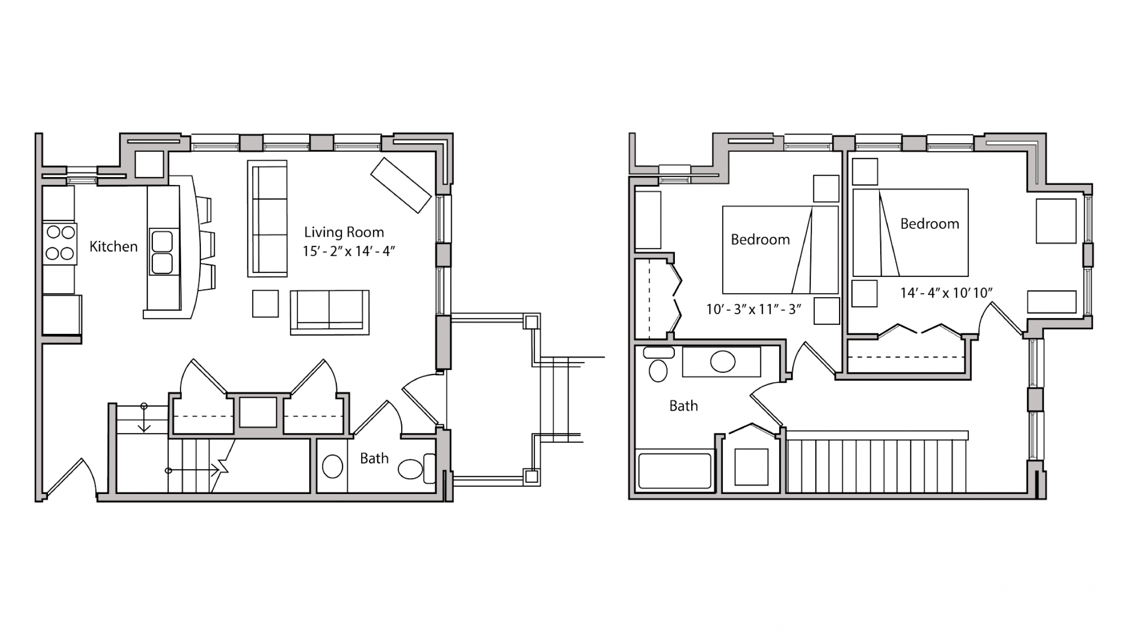 ULI The Depot 3-602 - Two Bedroom, One and a Half Bathroom