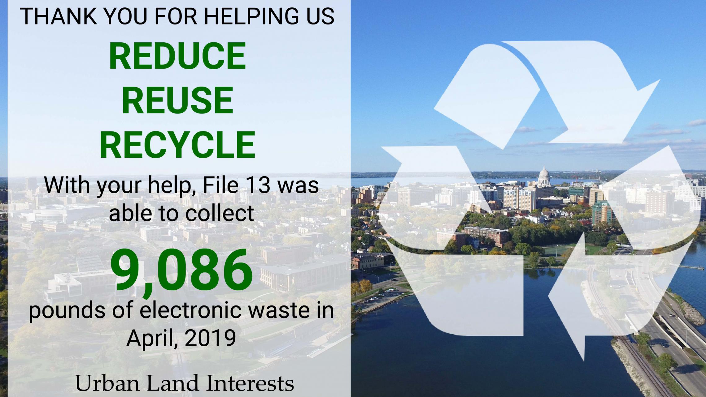 ULI Electronics Recycling Drive 2019 with File 13