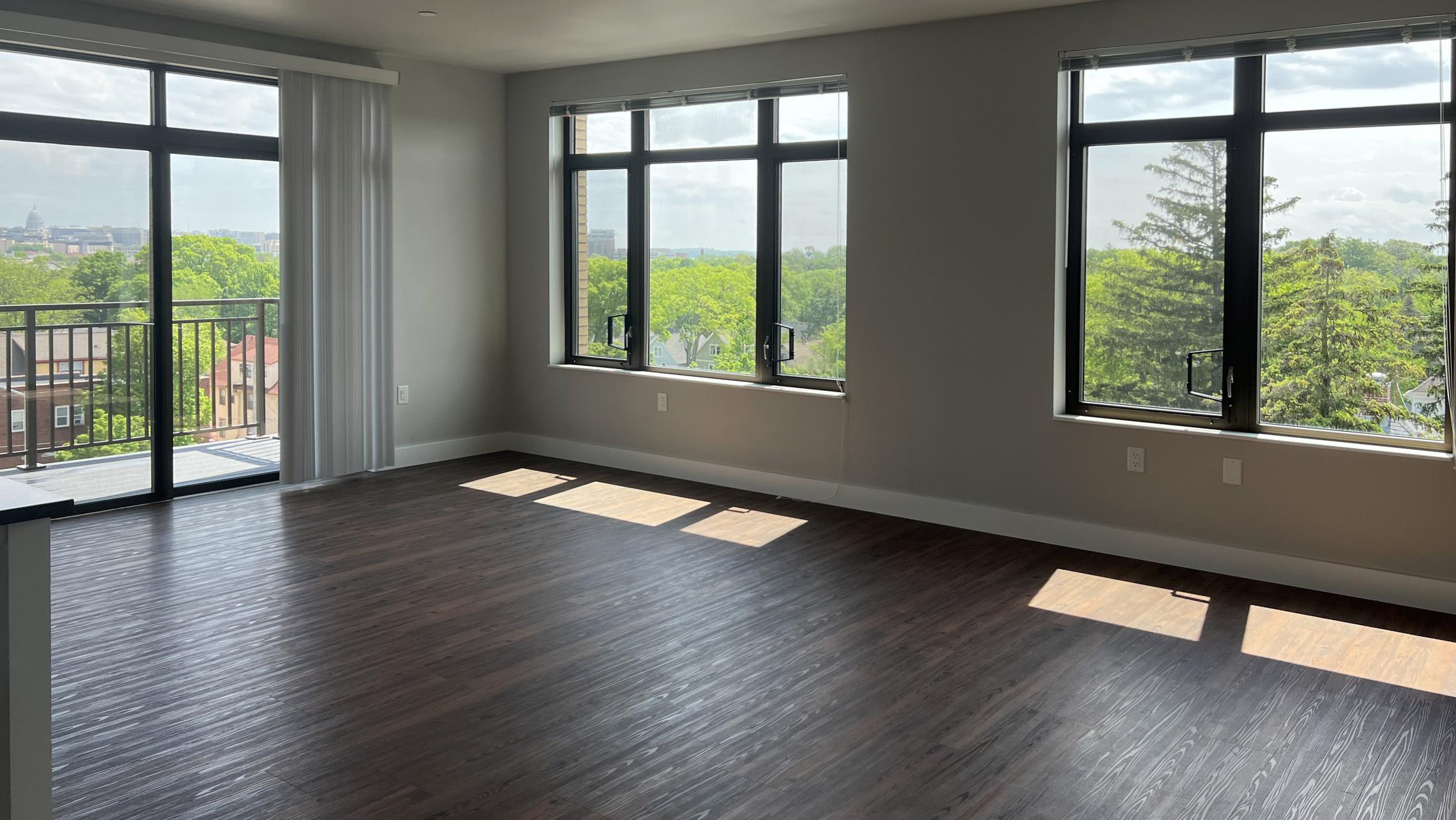1722-Monroe-Apartment-401-Two-Bedroom-One-Bathroom-Corner-Camp-Randall-Luxury-Living-Kitchen-Design-Rooftop-Terrace-Views-City-Madison-Fitness-Lounge-Balcony-Lifestyle-Capitol