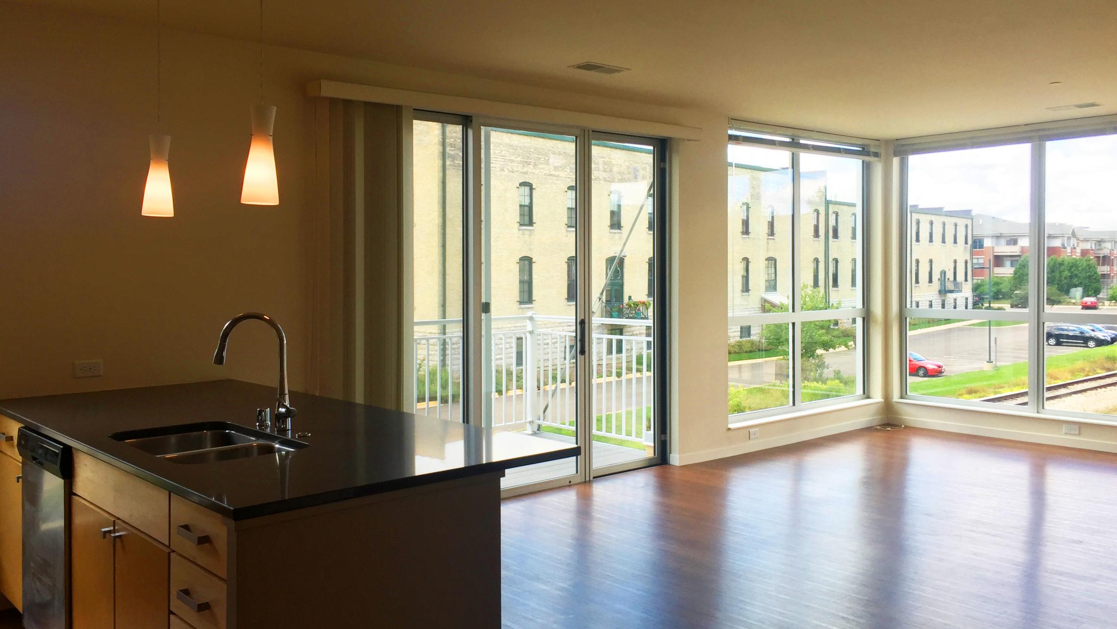 Nine-Line-at-The-Yards-Two-Bedroom-Apartment-214-Corner-Windows-Views-Stunning-Downtown-Madison-Bike-Path-Capitol-Lake-Modern-Upscale-Fitness-Gym-Dogs-Cats