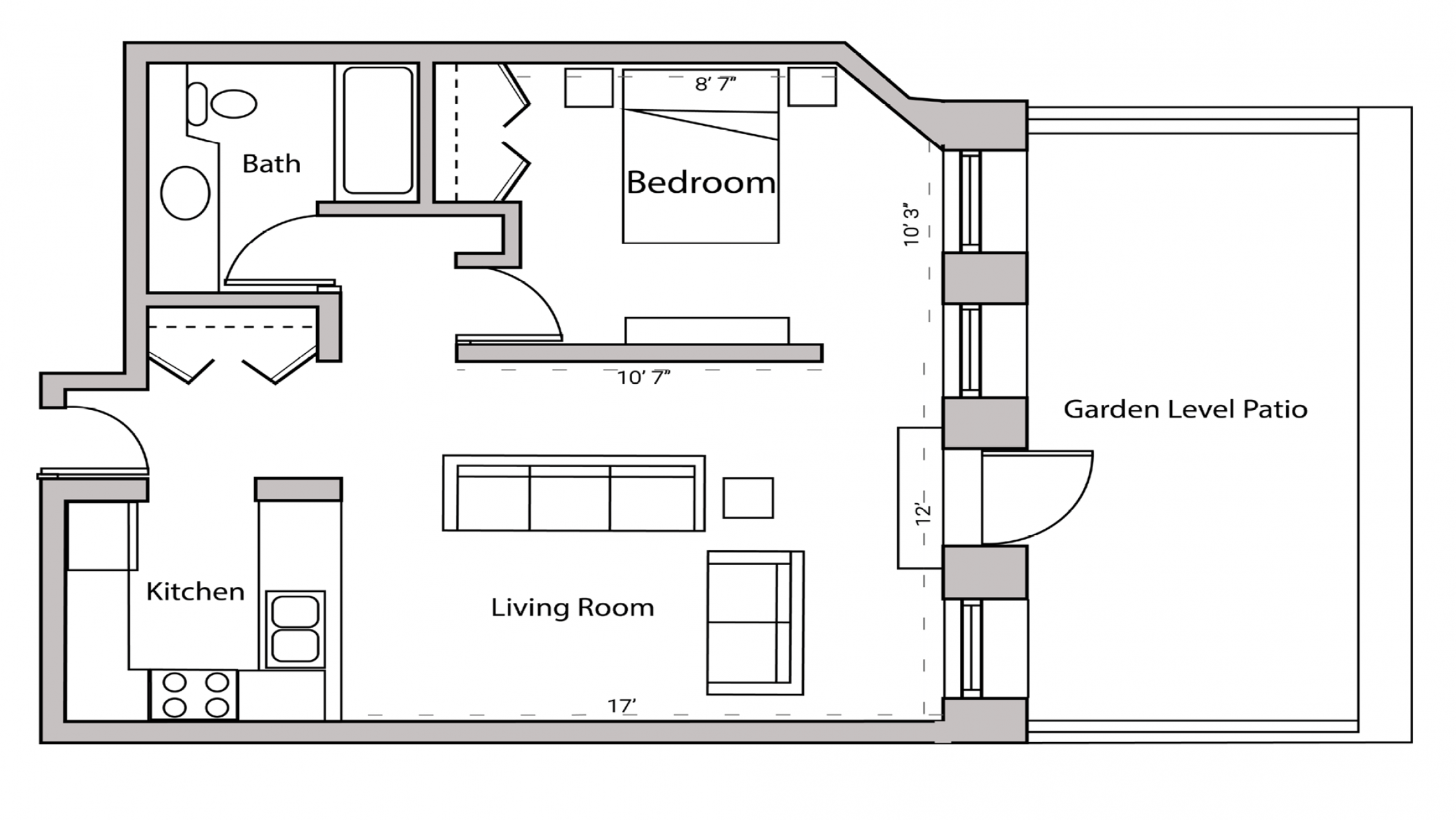 ULI Lincoln School 208 - One Bedroom, One Bathroom