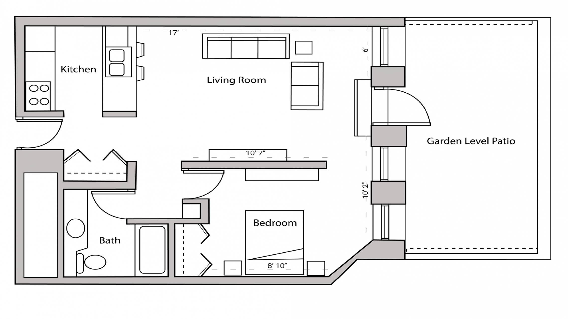 ULI Lincoln School 209 - One Bedroom, One Bathroom