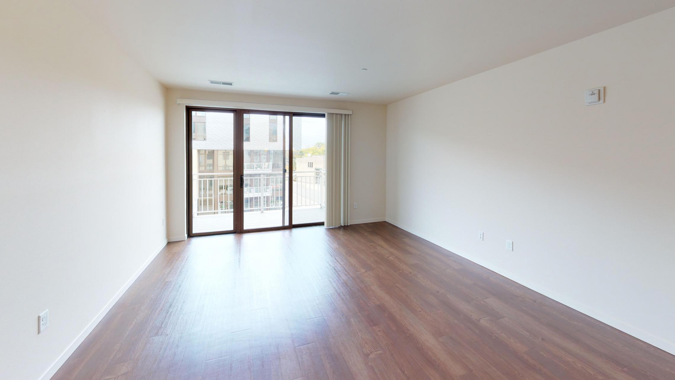 Nine-Line-Apartment-316-Kitchen- Living-Upsclale-Modern-Downtown-Madison-One-Bedroom-Balcony-View-Bike-Path-Monona-Bay-Fitness-Design-Bathroom