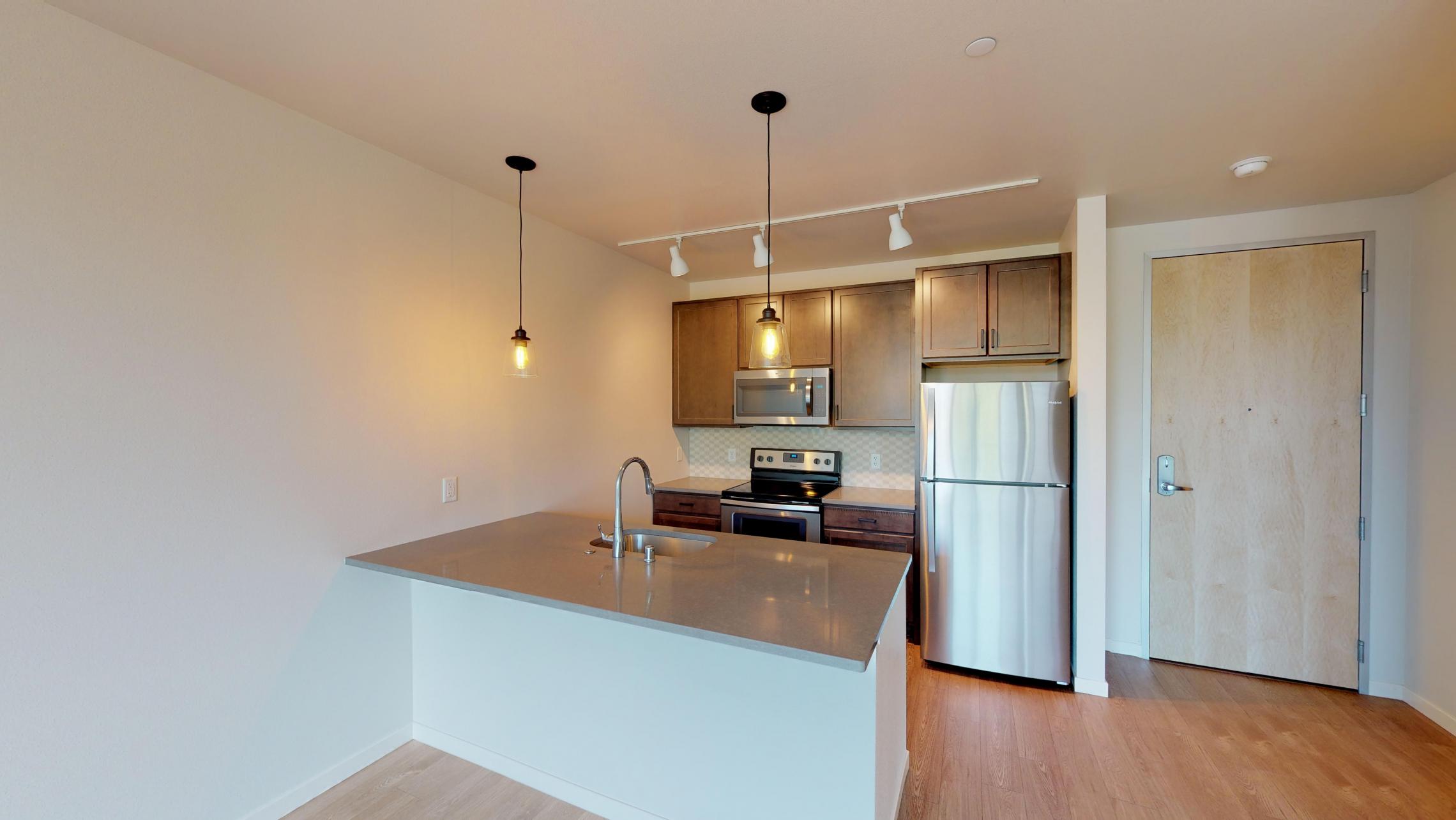 Quarter-Row-Apartments-Downtown-Madison-Monona-Bay-Lake-Capitol-Views-Coffee-Work-Space-Shuffleboard-Games-Modern-Luxury-Design-Apartment-One-Bedroom