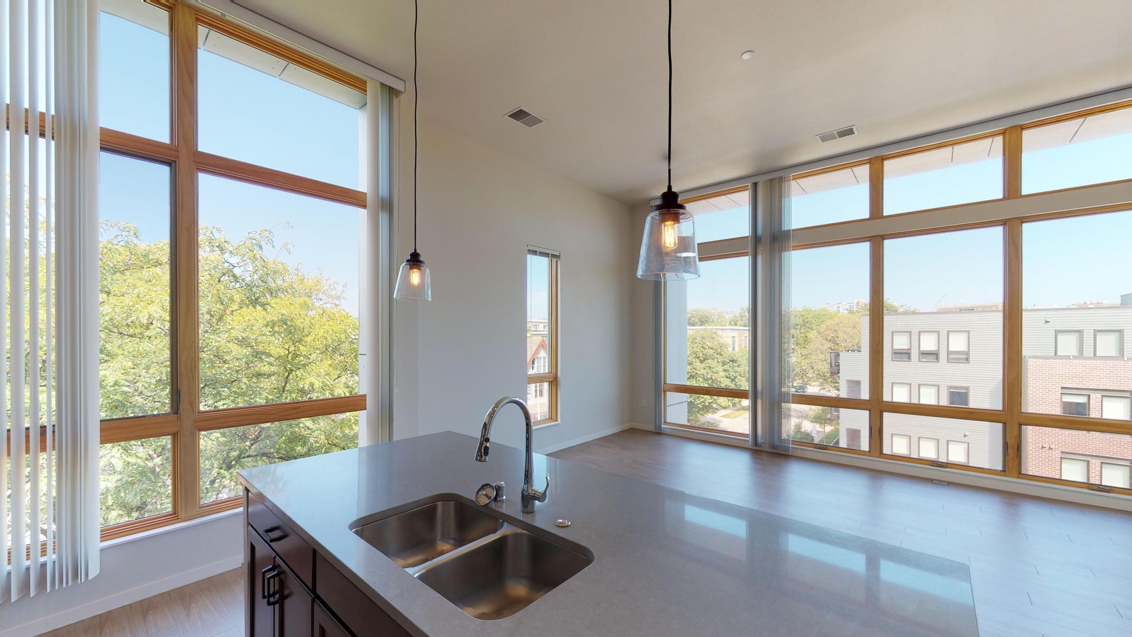 Quarter-Row-Apartments-Downtown-Madison-Monona-Bay-Lake-Capitol-Views-Coffee-Work-Space-Shuffleboard-Games-Modern-Luxury-Design-Apartment-One-Bedroom