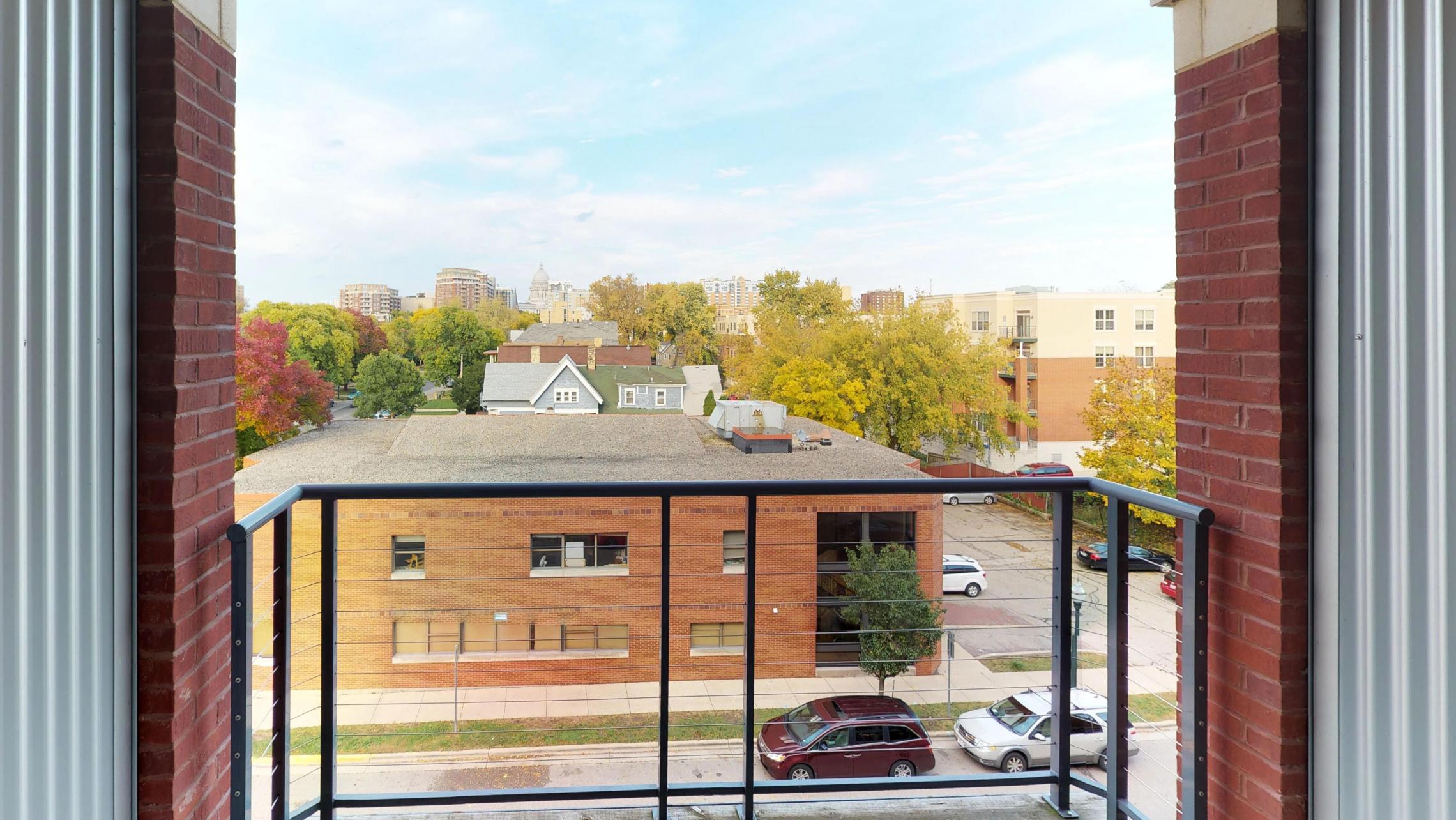 The-Depot-Apartments-Downtown-Madison-Lifestyle-Large-Closet-Bike-Storage-Washington-Ave-Style-Design-Balcony-Apartment-1-409-One-Bedroom