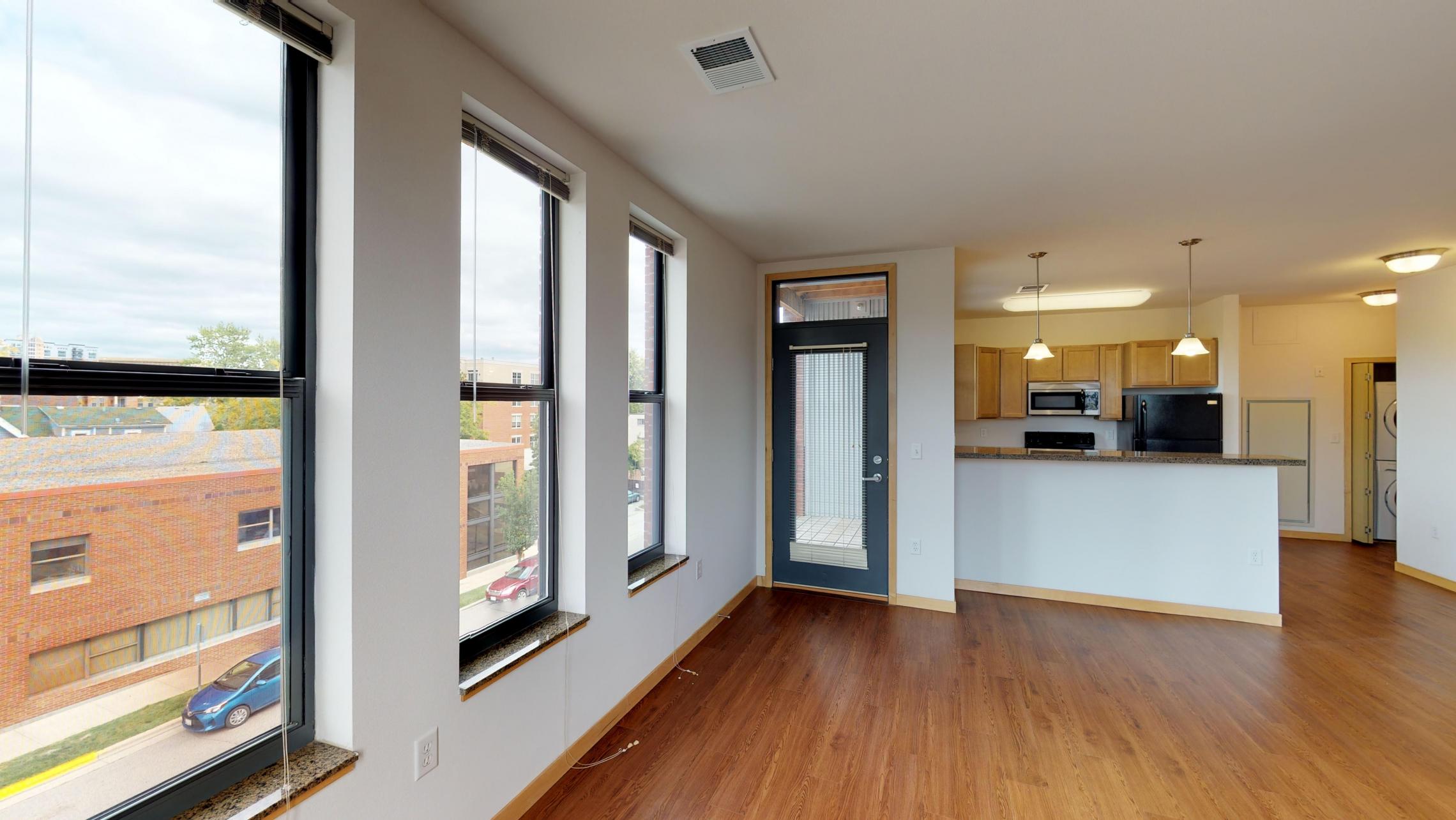 The-Depot-Apartments-Downtown-Madison-Lifestyle-Large-Closet-Bike-Storage-Washington-Ave-Style-Design-Balcony-Apartment-1-307-One-Bedroom