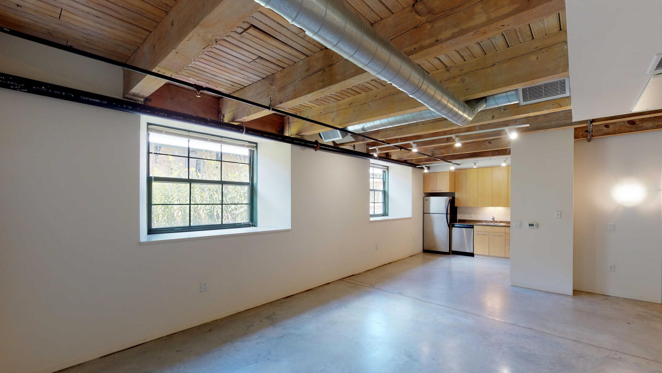 Tobacco-Lofts-Apartment-E102-Kitchen-Historic-Downtown-Madison-Polished-Concrete