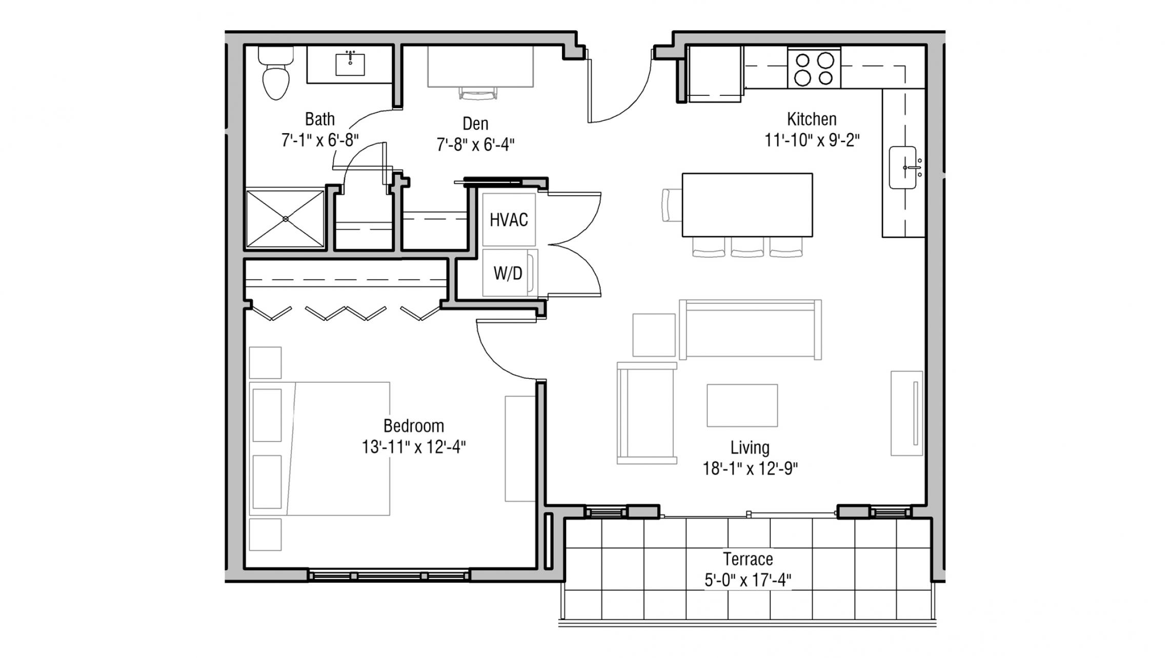 ULI 1722 Monroe 507 - One Bedroom, One Bathroom 