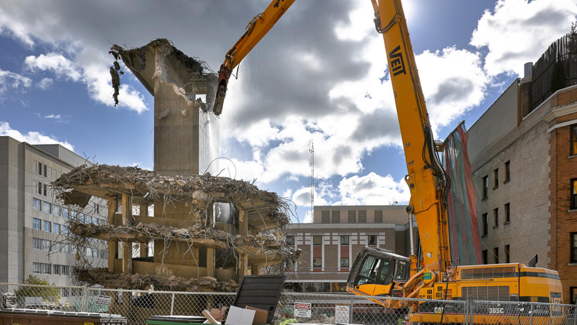 ULI 25 West Main Redevelopment Parking Ramp Demolition