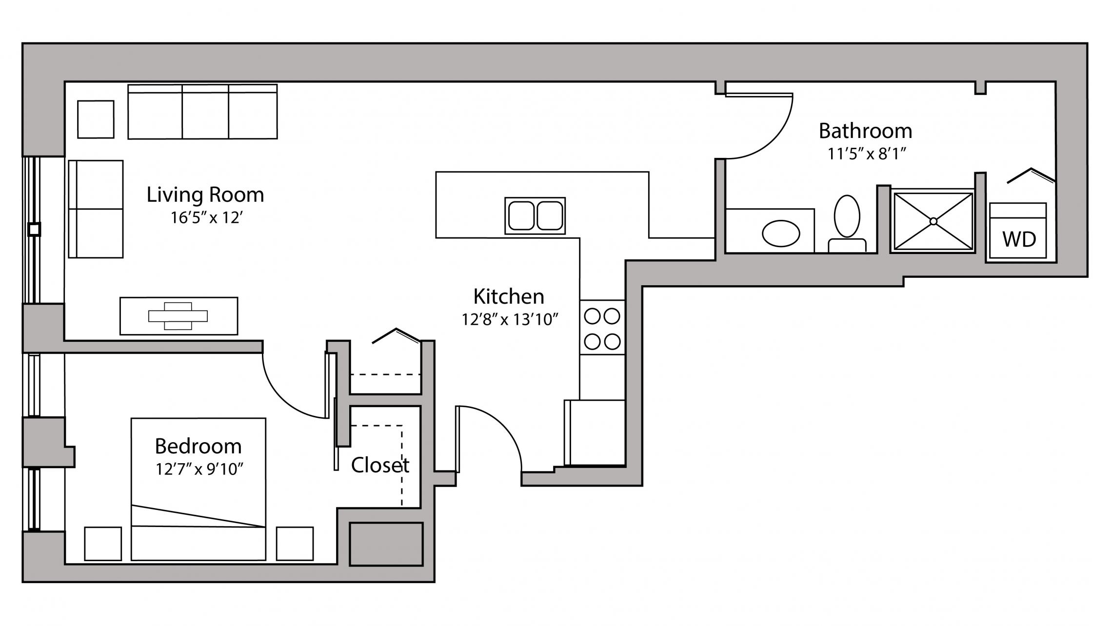 ULI Capitol Hill 504 - One Bedroom, One Bathroom