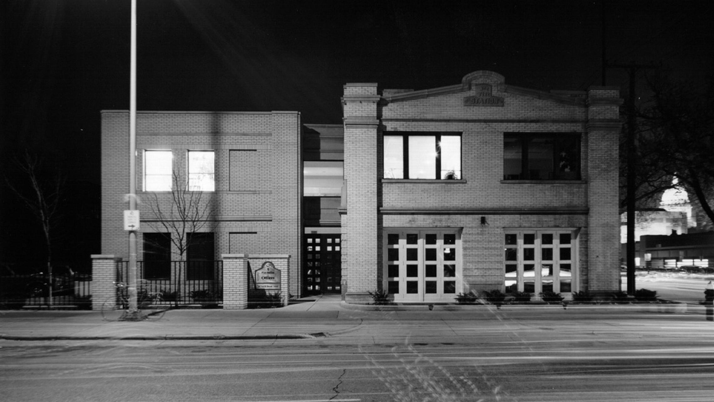 ULI Fire Station Number 2 - Black and White