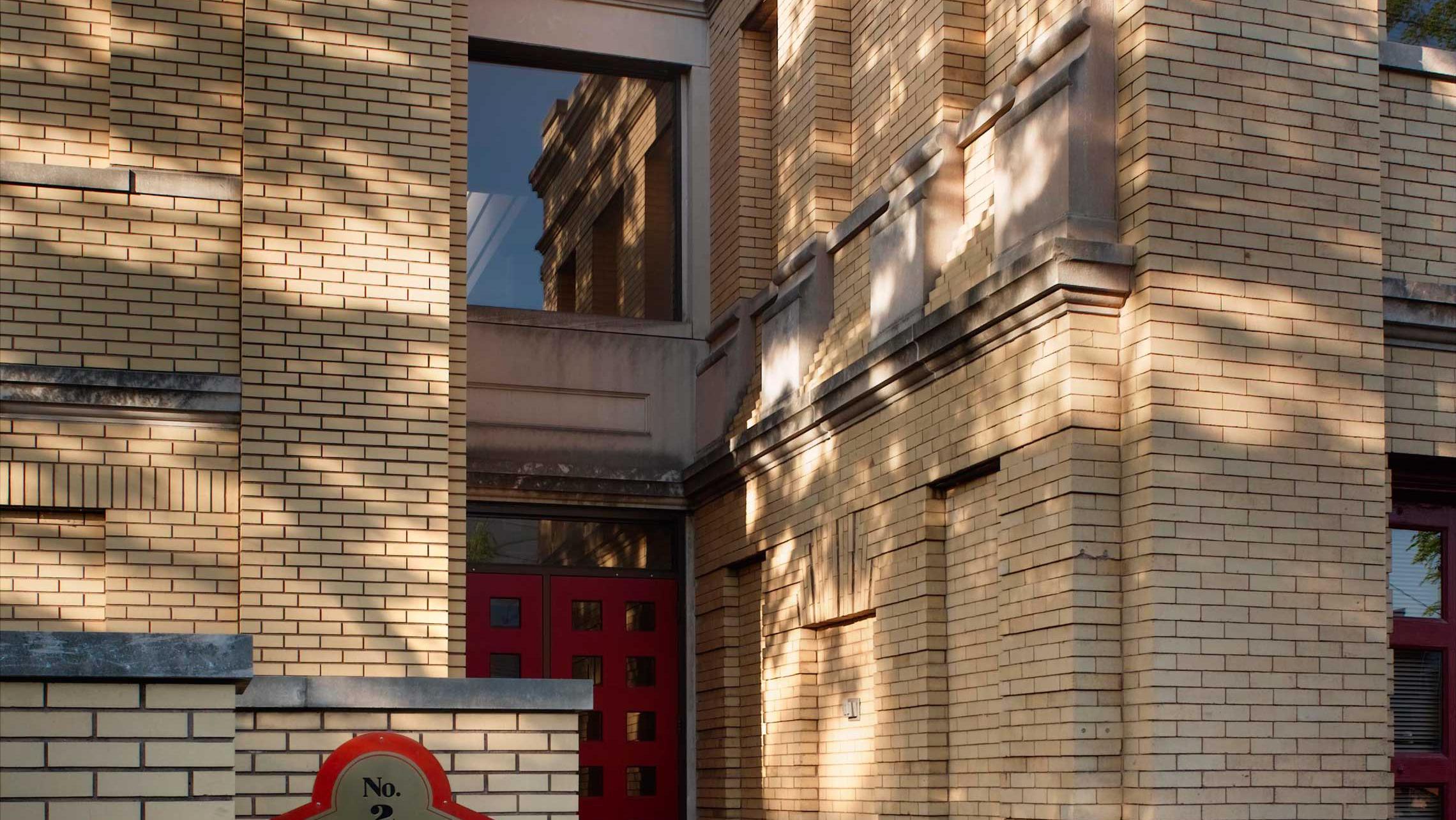 ULI Fire Station Number 2 Offices - Front Door