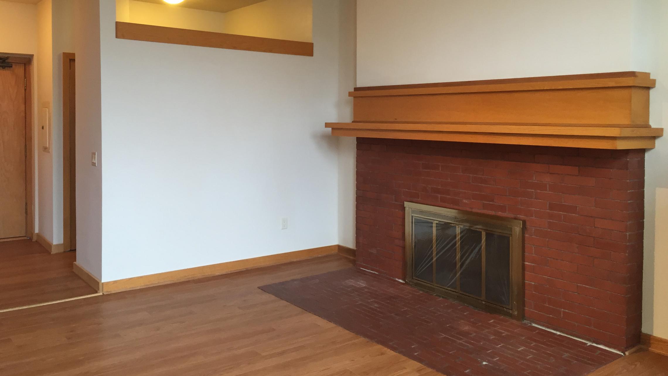 ULI Lincoln School Apartment 405 - Fireplace