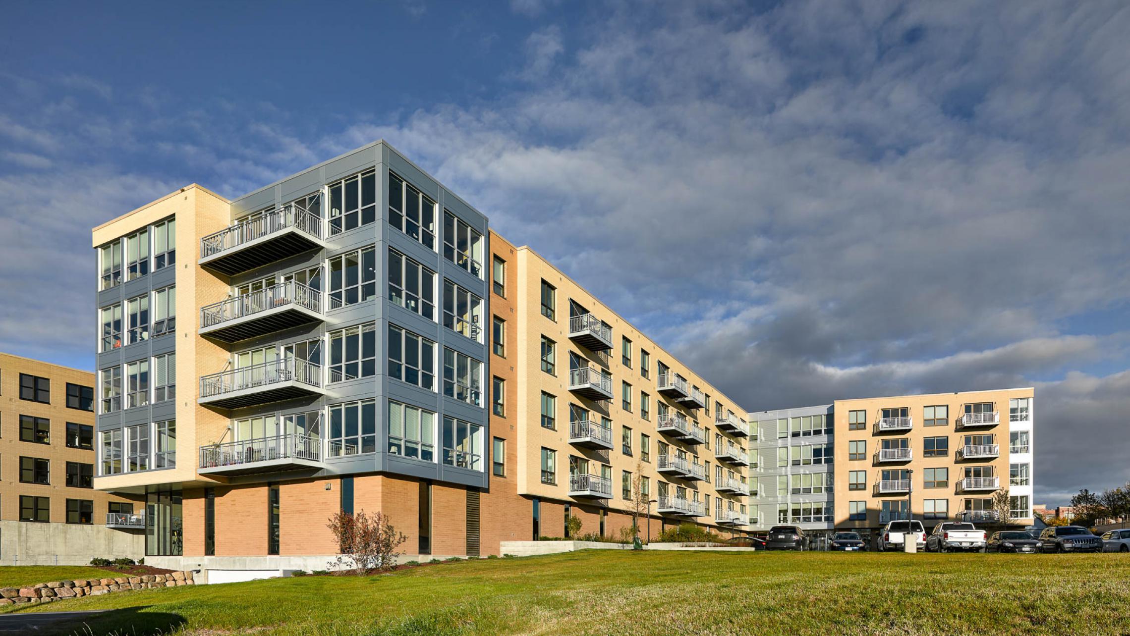 ULI Nine Line Apartments - Exterior of Modern Building