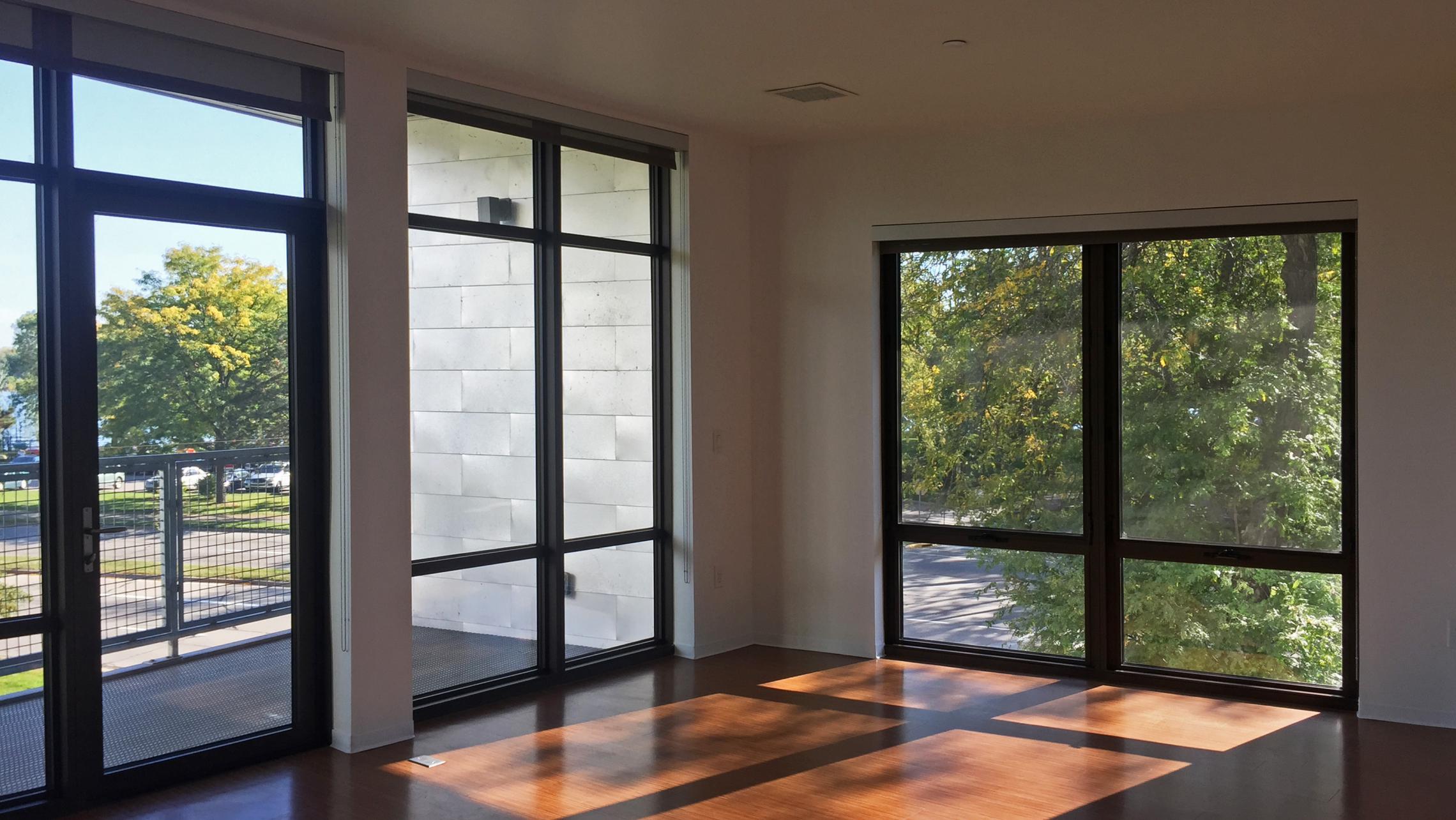 ULI Seven27 Apartment 202 - Living Area with Natural Light