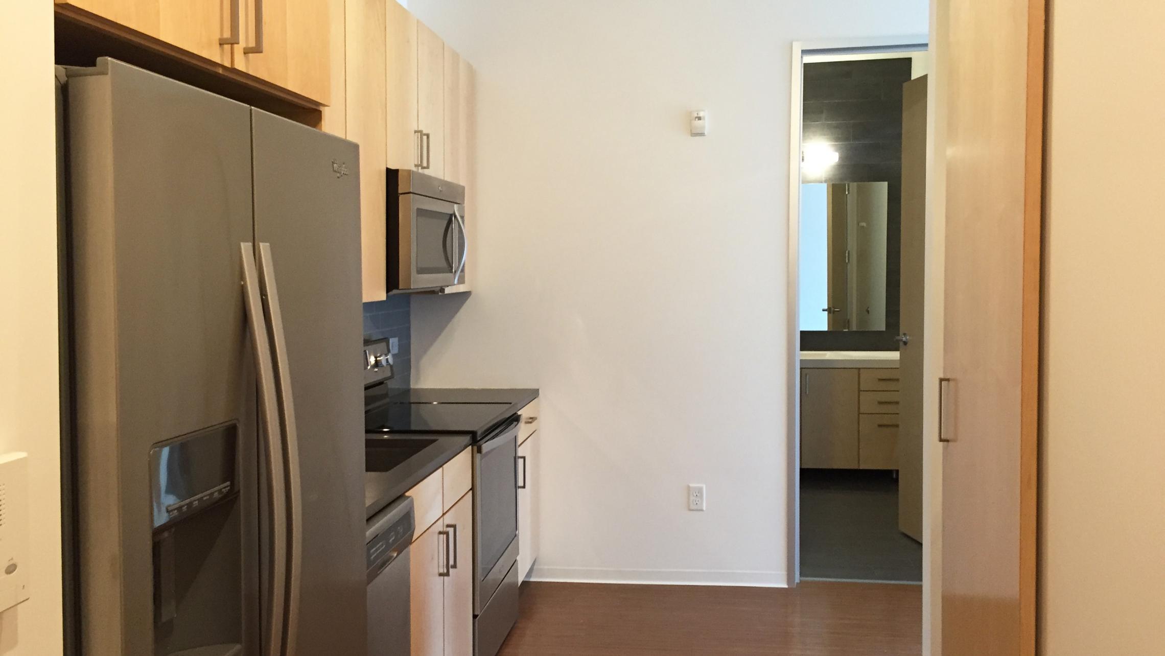 ULI Seven27 Apartment 229 - Kitchen and Bathroom