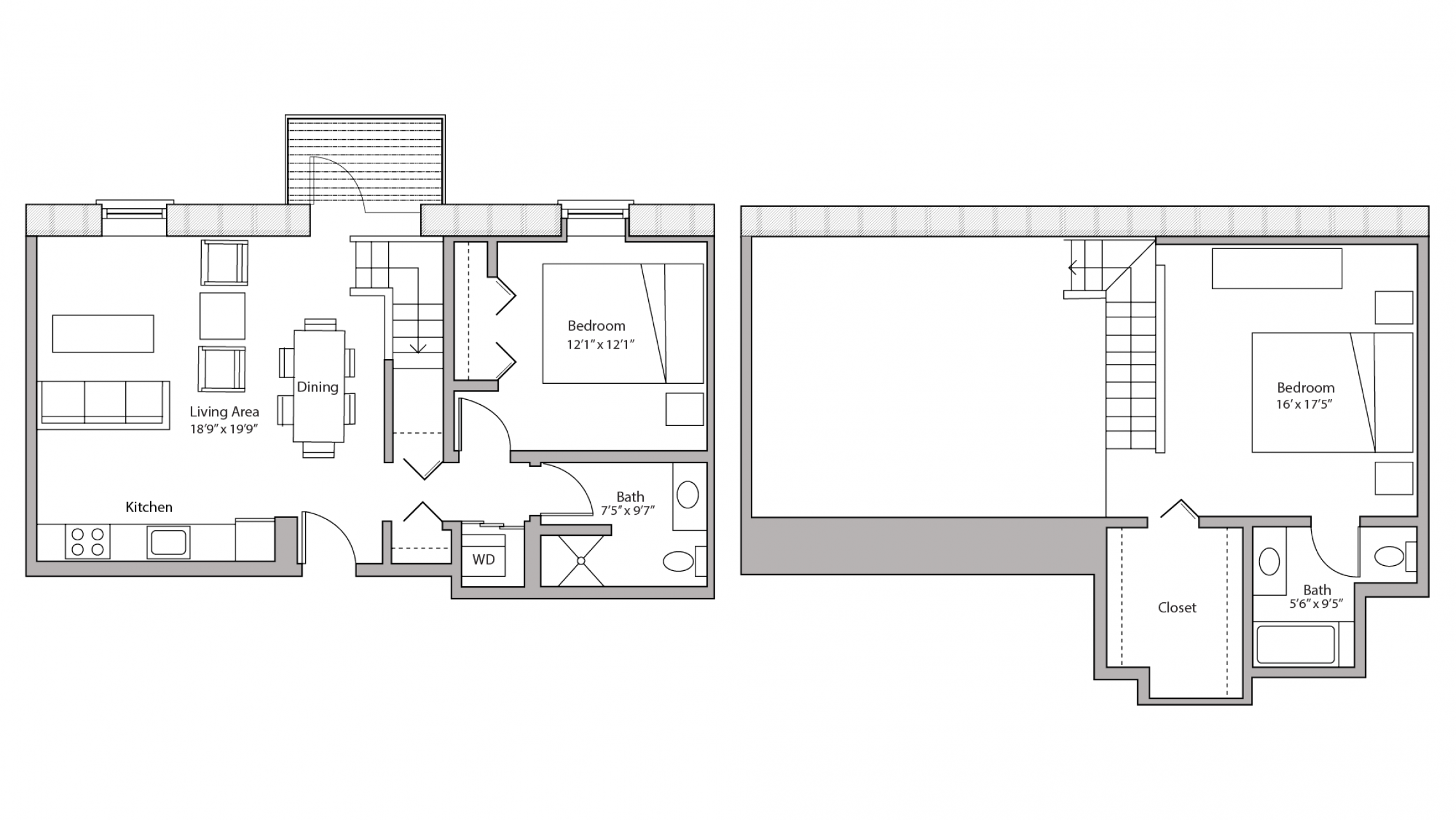 ULI Tobacco Lofts E203 - Two Bedroom, Two Bathroom