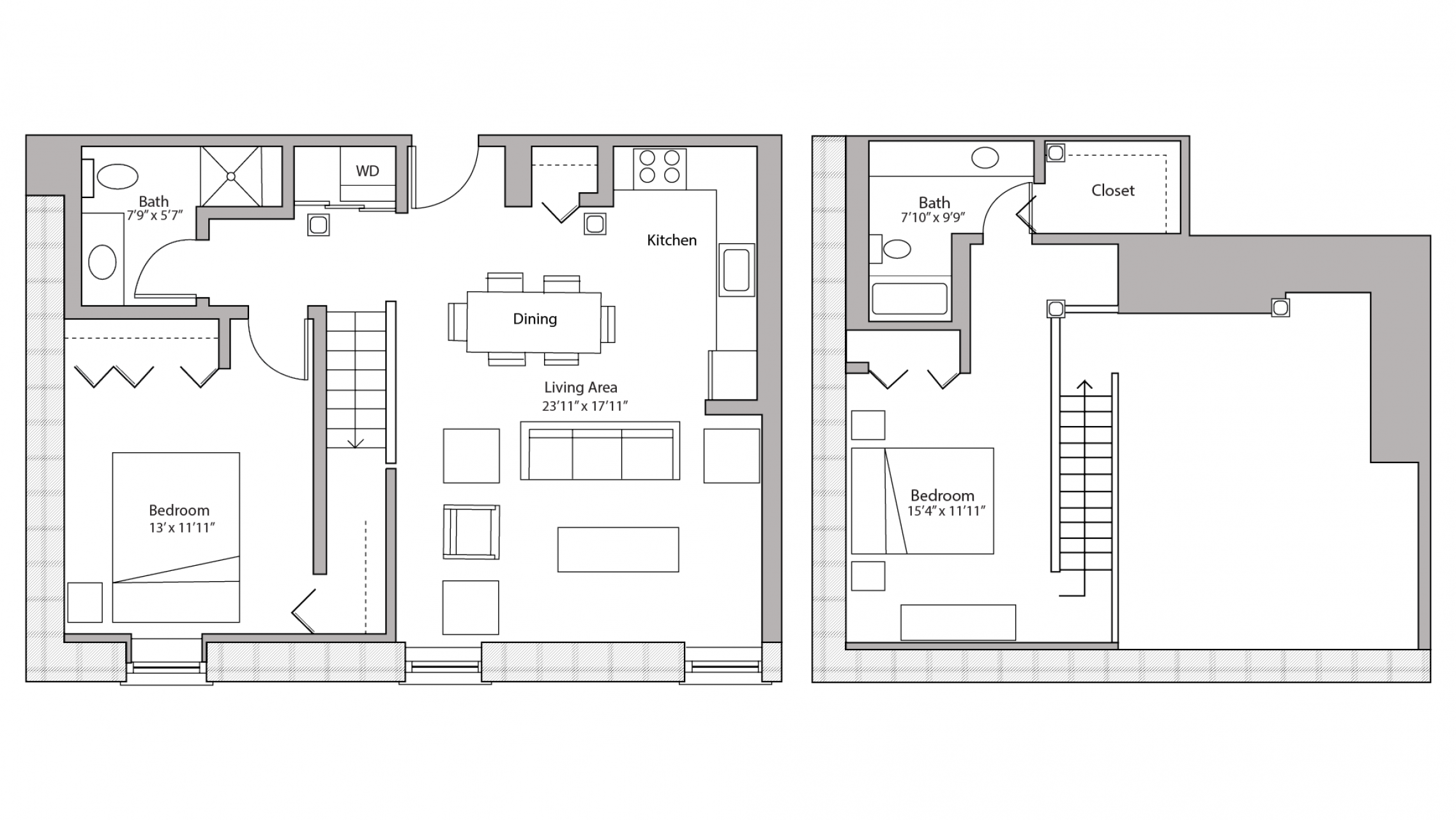 ULI Tobacco Lofts E206 - Two Bedroom, Two Bathroom